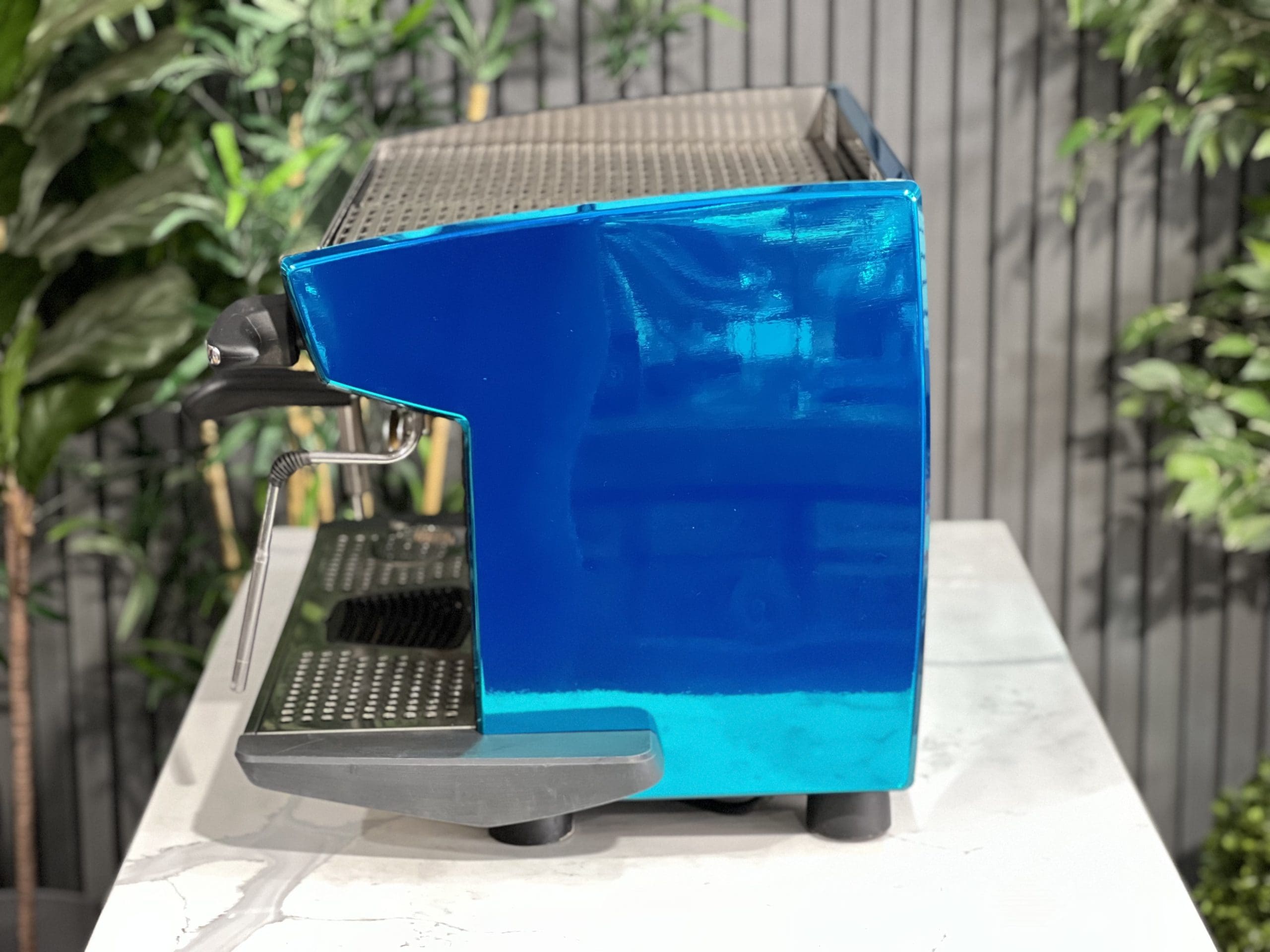 Rancilio Classe 8 Blue - 1 Group Commercial Espresso Machine - Chrome