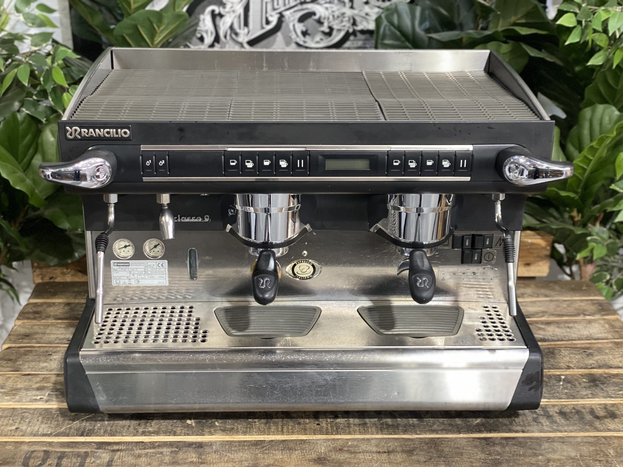 Rancilio Classe 9 - 2 Group Commercial Espresso Machine - Black