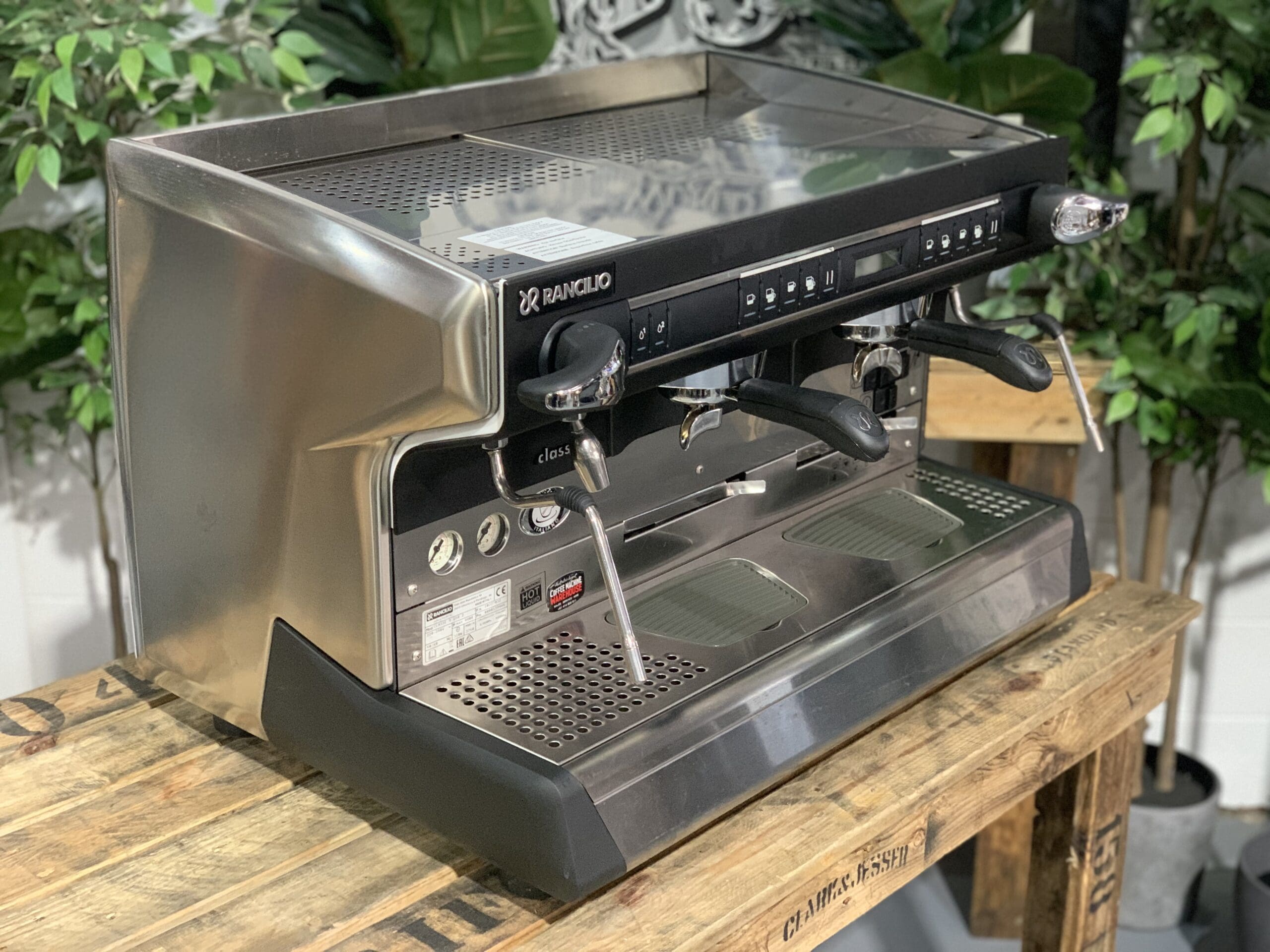 Rancilio Classe 9 USB High Cup - 2 Group Commercial Espresso Machine - Stainless Steel