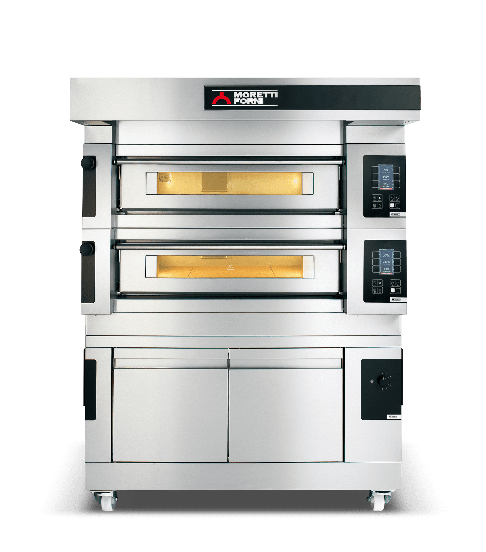 Moretti Forni serieS Double Deck Oven on Prover - 20 x 35cm Pizza - COMP S125E/2/L