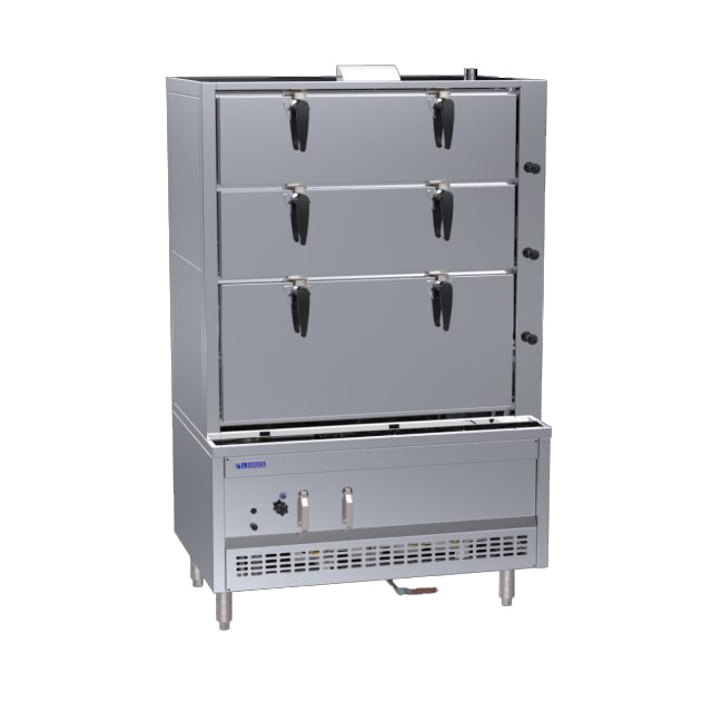 Luus 1200mm 3 Deck Steam Cabinet SCM-120