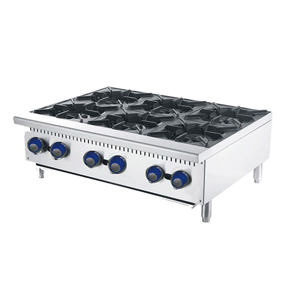 Cookrite ATHP-36-6 6 Burner Cook Tops - Natural Gas/LPG