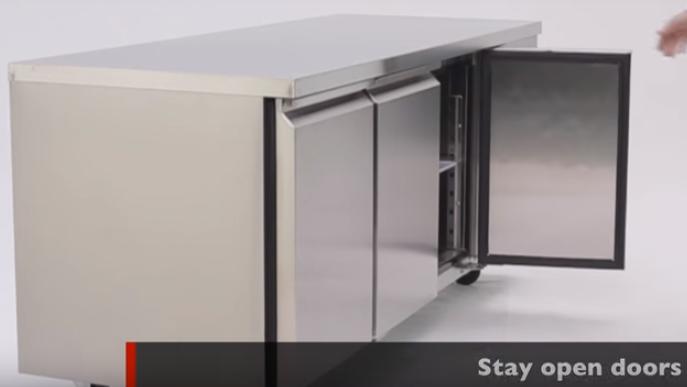 Commercial Under Bench Fridges Three Door | Atosa | EPF3432
