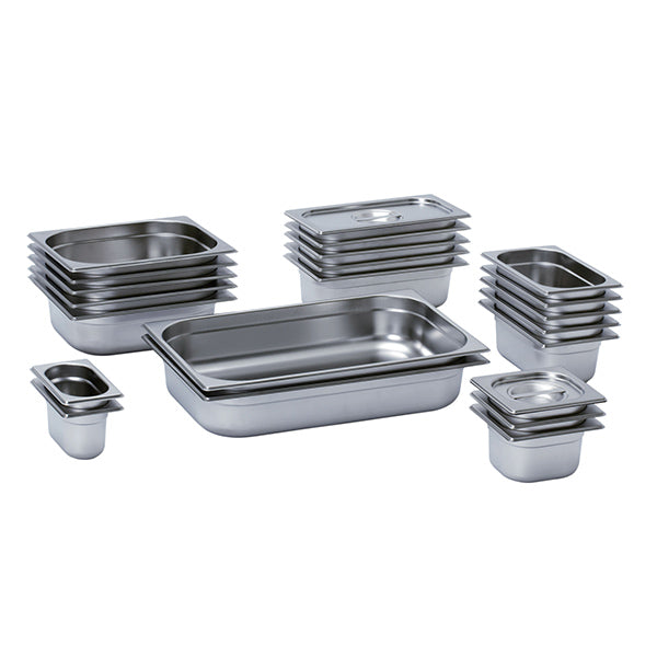 Mixrite GN Pans (201 Stainless Steel) 325x265x65 mm 12065
