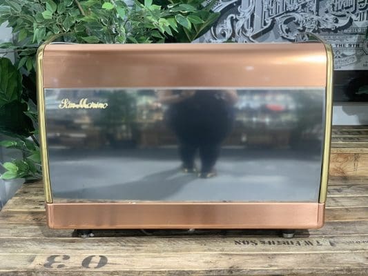 San Marino Lisa Brass - 2 Group Commercial Espresso Machine - Gold