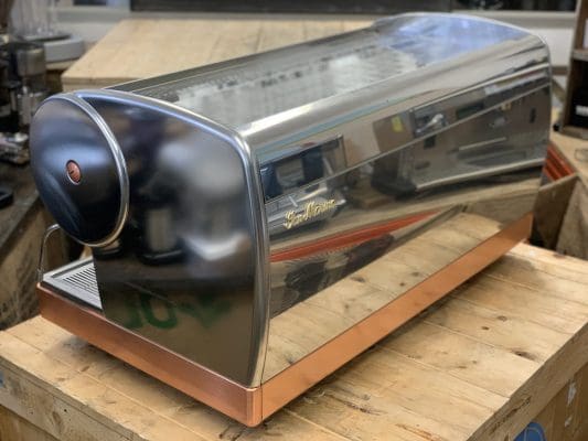 San Marino Lisa Brass Base - 3 Group Commercial Espresso Machine