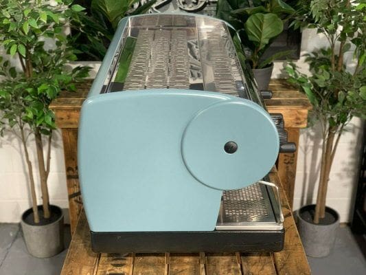 San Marino Lisa Blue - 3 Group Commercial Espresso Machine - Green
