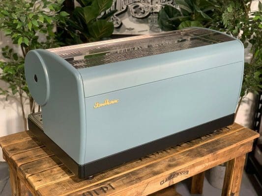 San Marino Lisa Blue - 3 Group Commercial Espresso Machine - Green