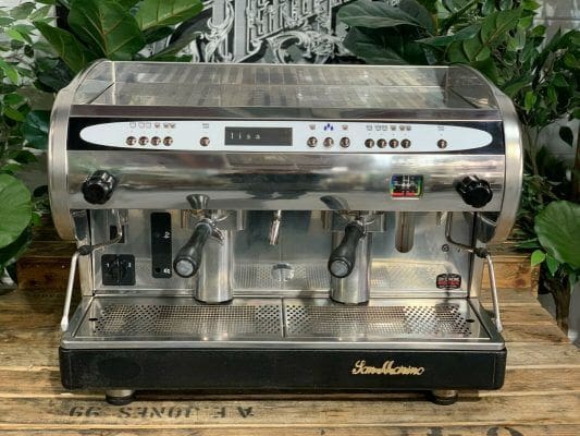 San Marino Lisa R - 2 Group Commercial Espresso Machine - Stainless Steel