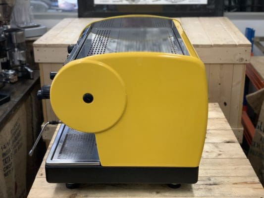 San Marino Lisa R - 2 Group Commercial Espresso Machine - Yellow