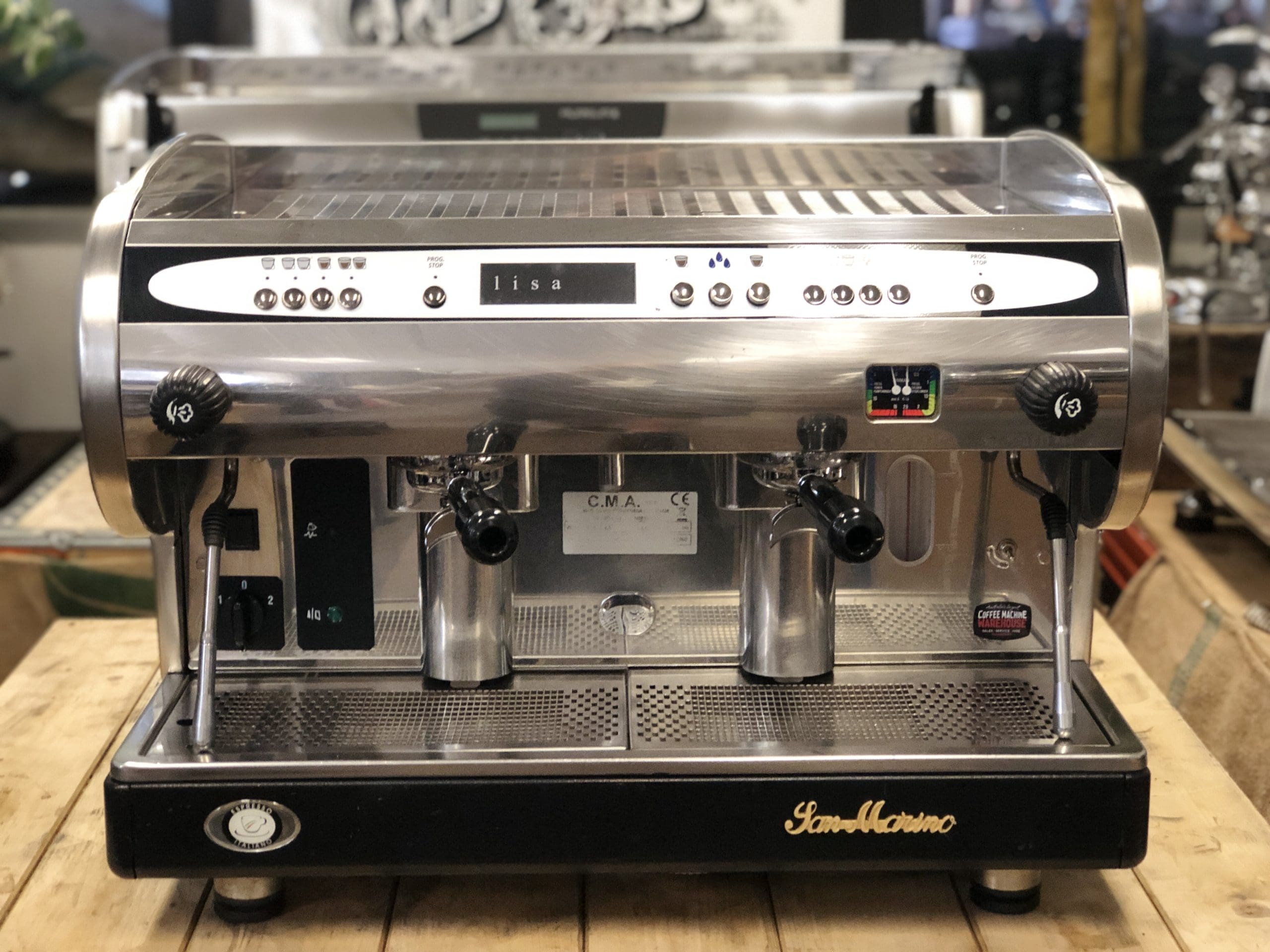 San Marino Lisa R - 2 Group Commercial Espresso Machine