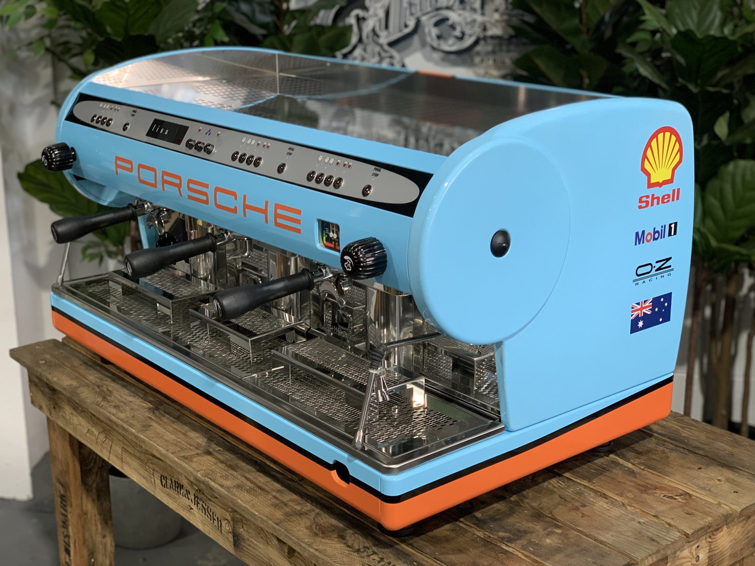 San Marino Lisa R - 3 Group Commercial Espresso Machine - Custom Wrap