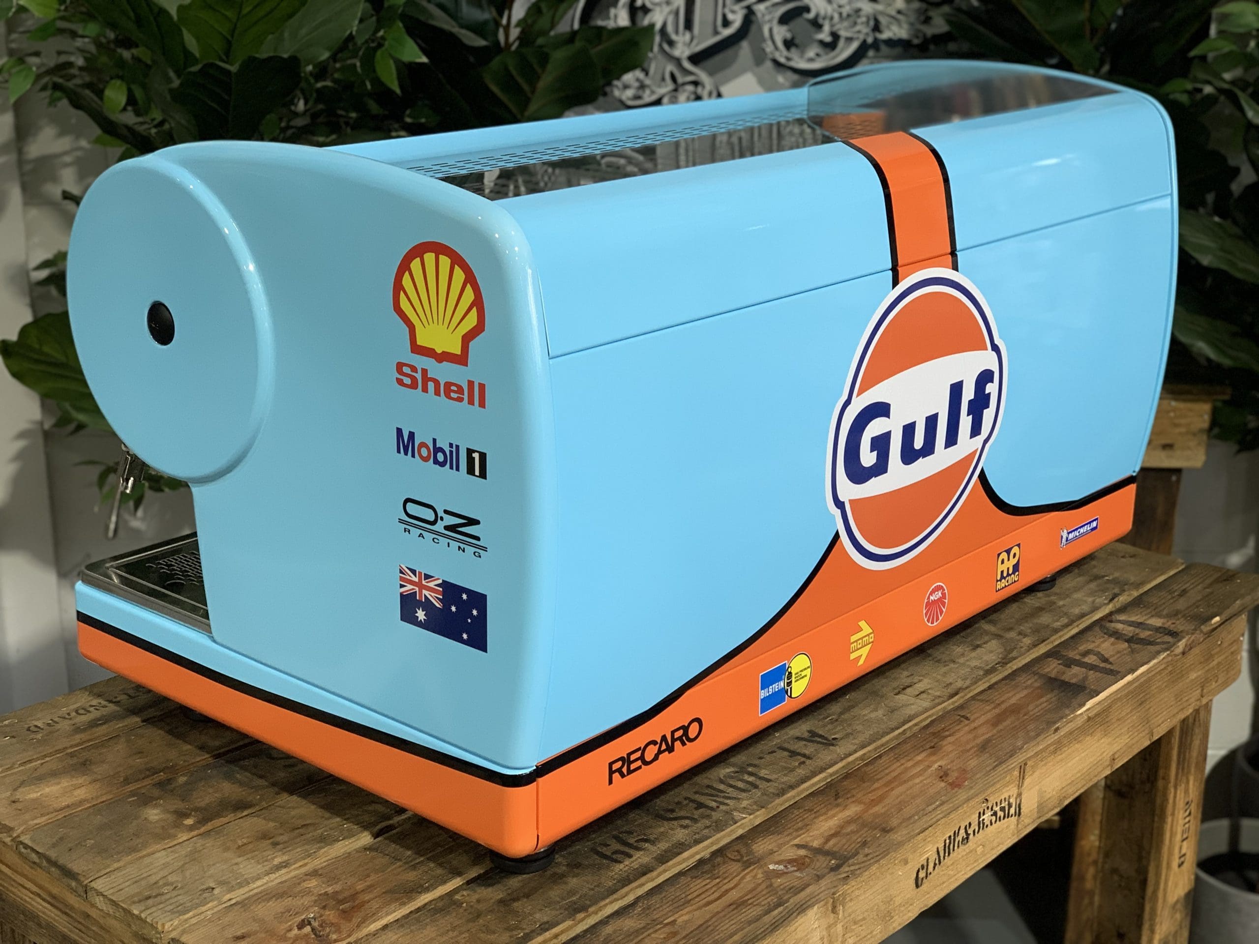 San Marino Lisa R - 3 Group Commercial Espresso Machine - Custom Wrap