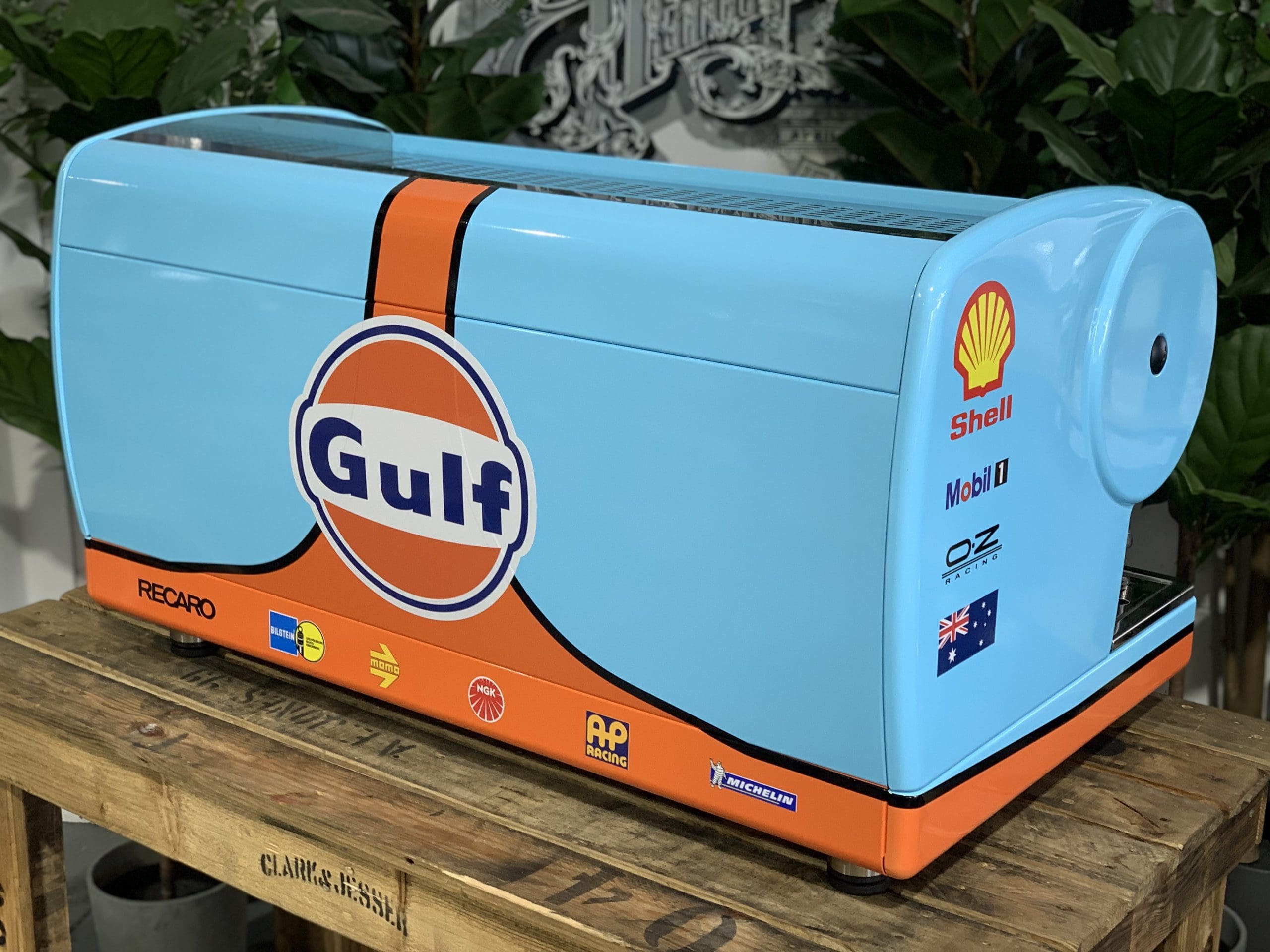 San Marino Lisa R - 3 Group Commercial Espresso Machine - Custom Wrap