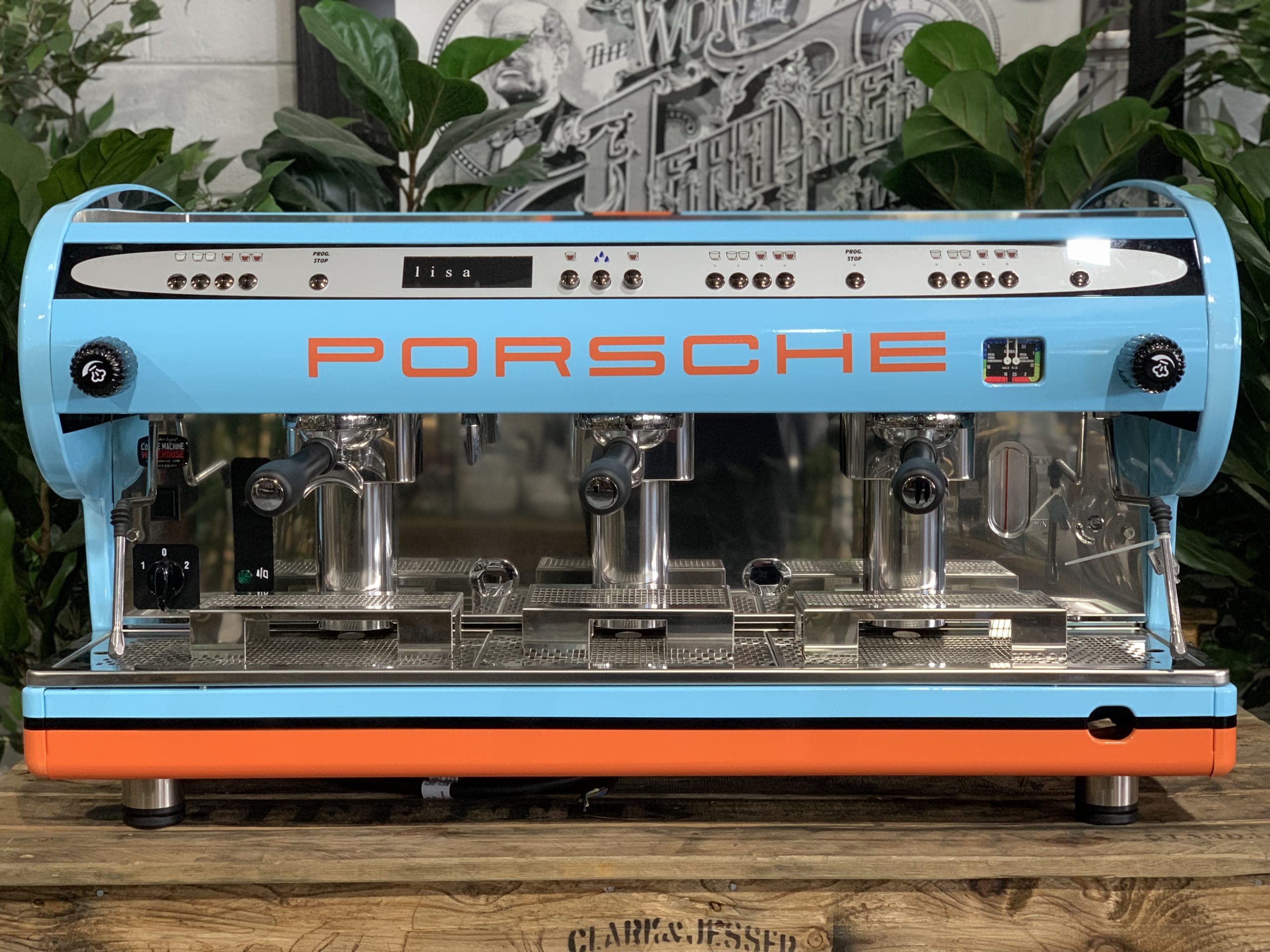 San Marino Lisa R - 3 Group Commercial Espresso Machine - Custom Wrap
