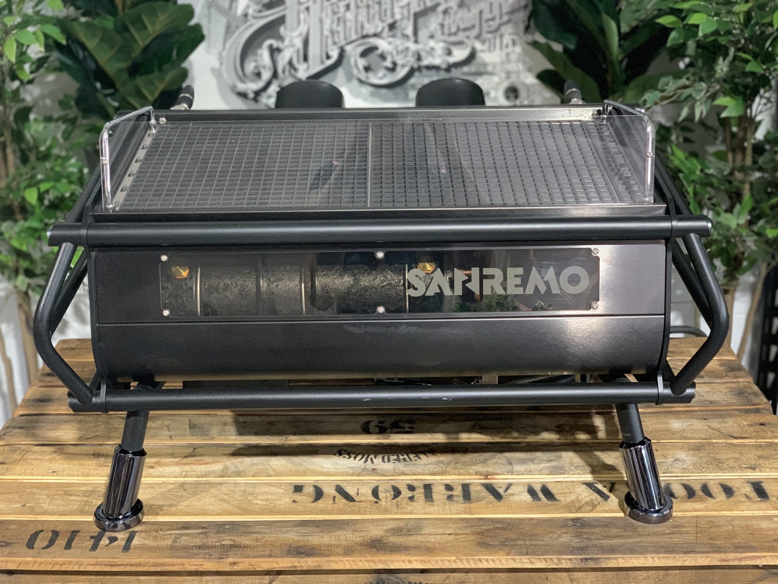 San Remo Cafe Racer - 2 Group Commercial Espresso Machine - Black