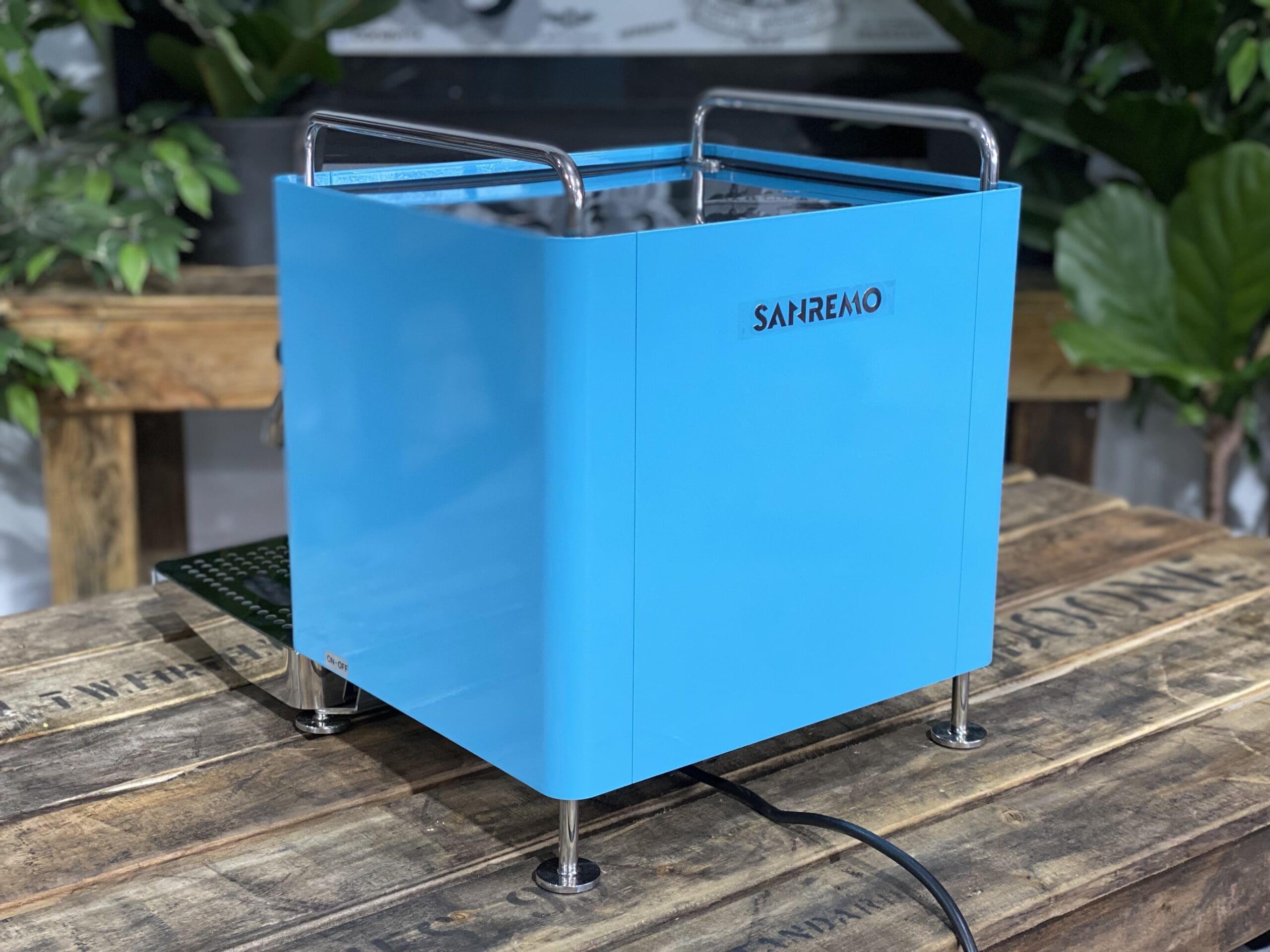 San Remo Cube R - 1 Group Commercial Espresso Machine - Blue