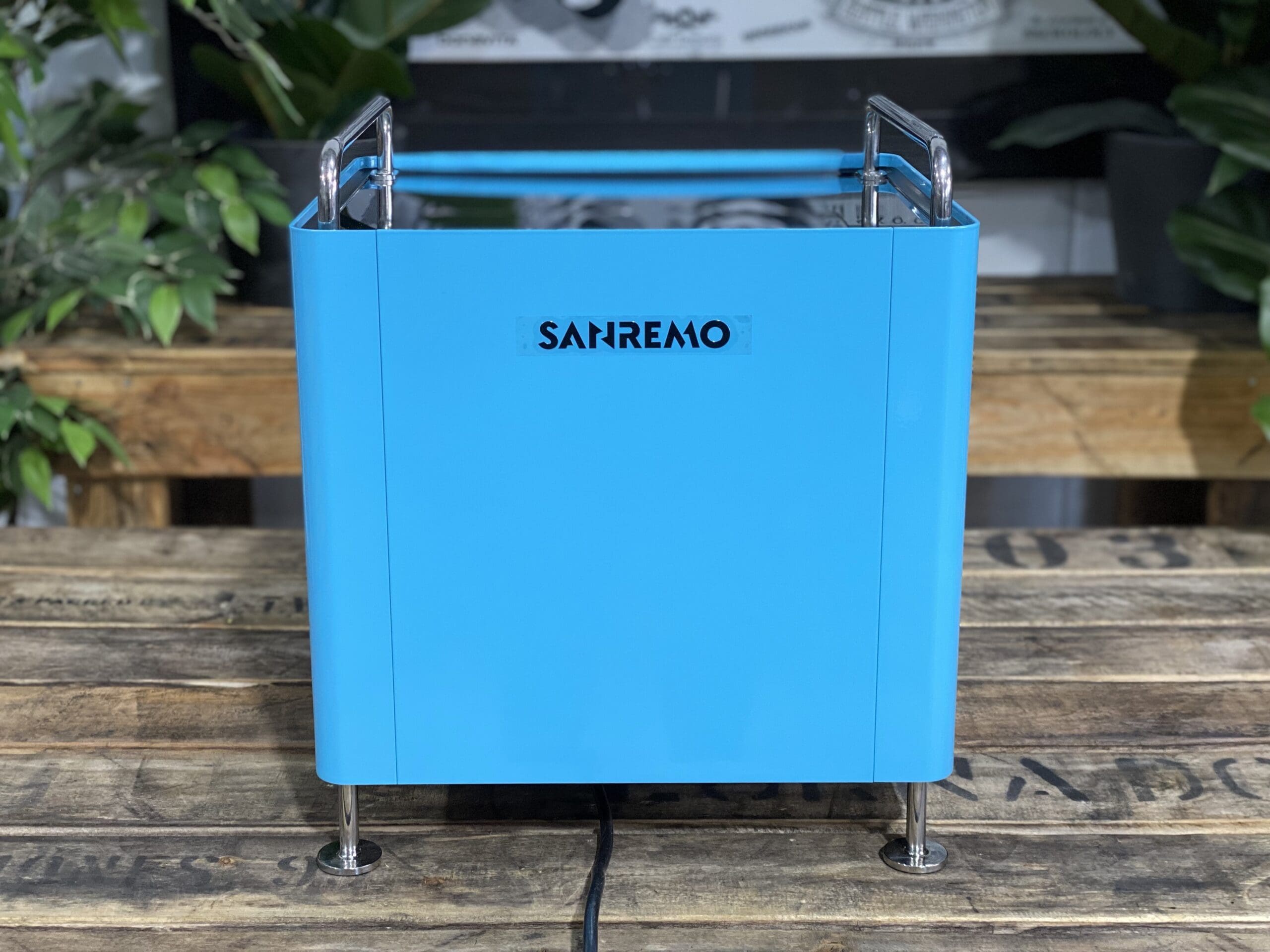 San Remo Cube R - 1 Group Commercial Espresso Machine - Blue