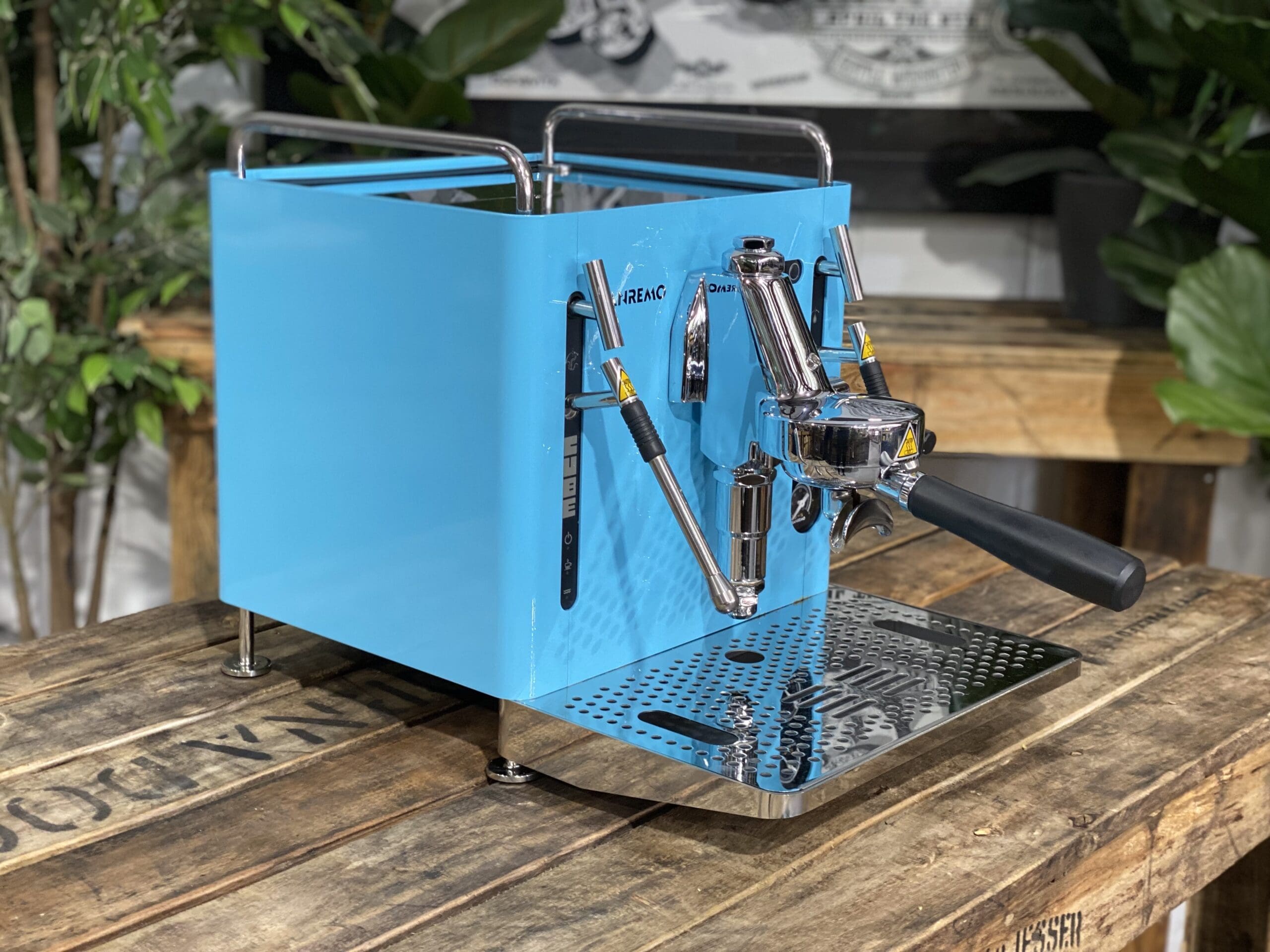 San Remo Cube R - 1 Group Commercial Espresso Machine - Blue