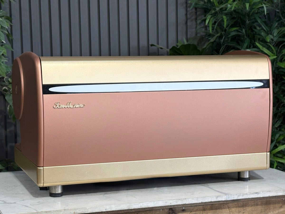 San Marino Lisa R - - 3 Group Commercial Espresso Machine - Commercial - Bronze & Gold