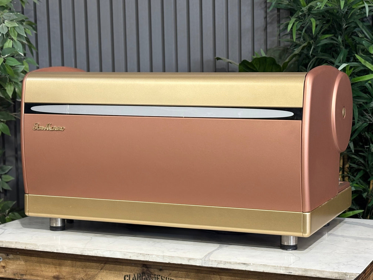 San Marino Lisa R - - 3 Group Commercial Espresso Machine - Commercial - Bronze & Gold