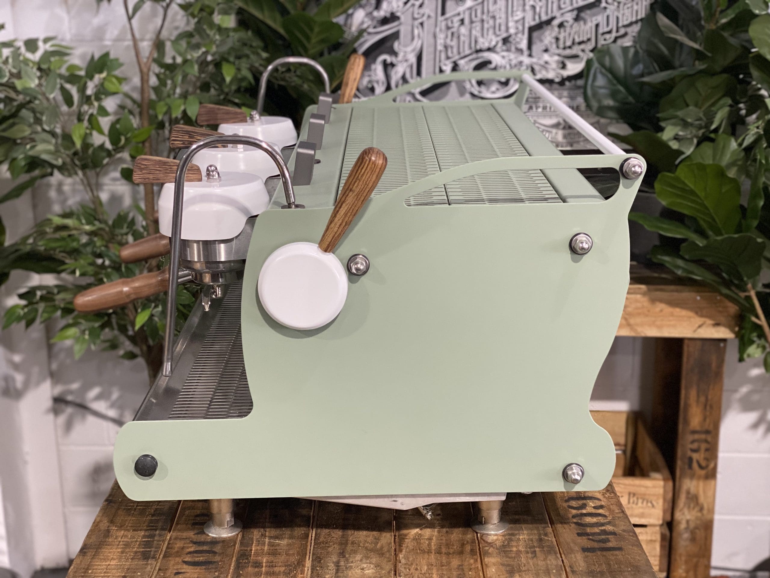 Synesso Cyncra Alcorn Shot Timers 3 Group Green & White & Timber - 30006