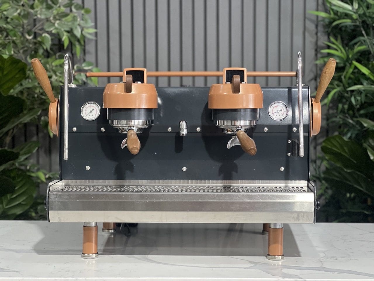 Synesso MVP Navy Blue - 2 Group Commercial Espresso Machine - Brown