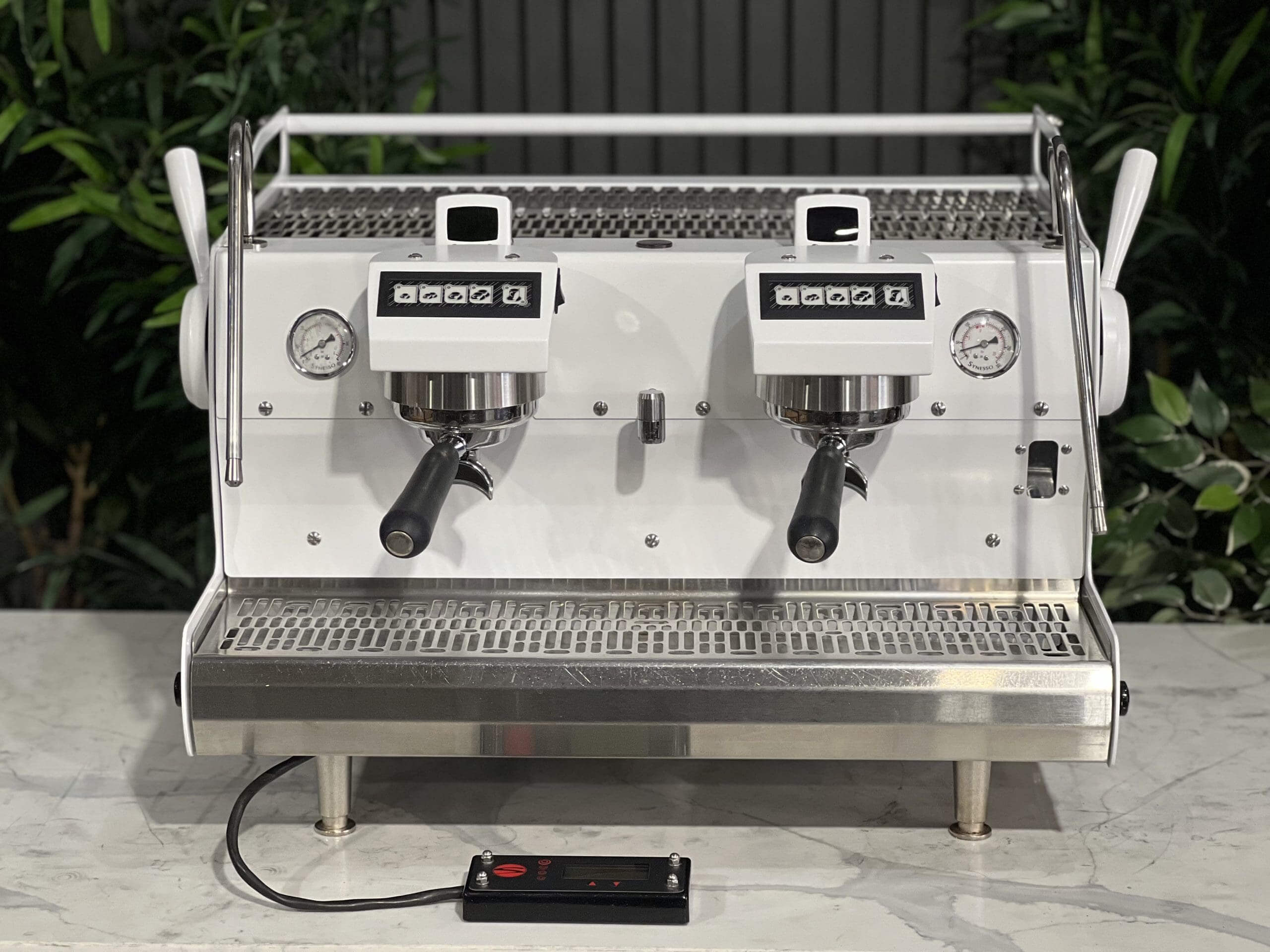 Synesso Sabre Pull Out PID - 2 Group Commercial Espresso Machine - White