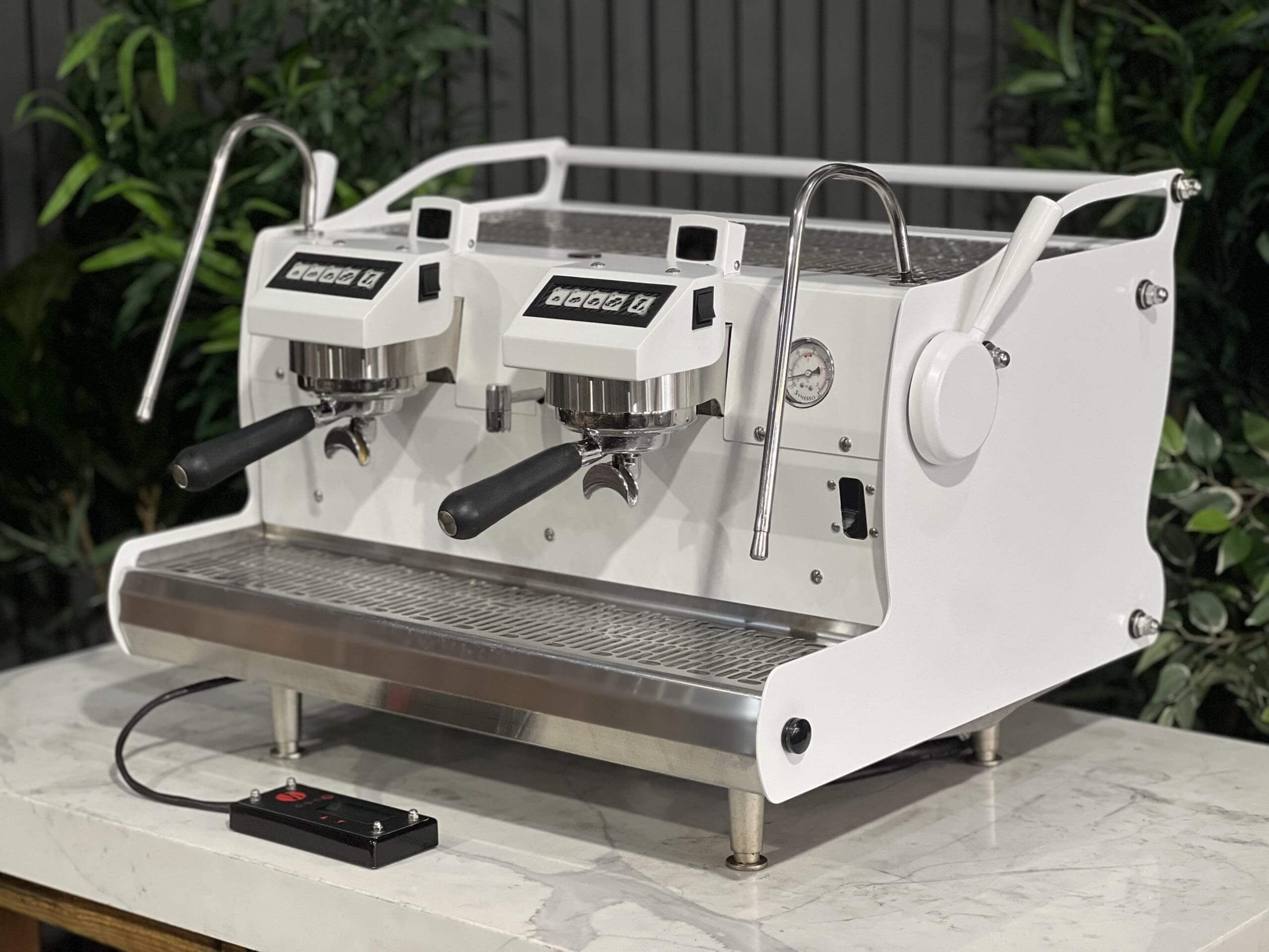 Synesso Sabre Pull Out PID - 2 Group Commercial Espresso Machine - White