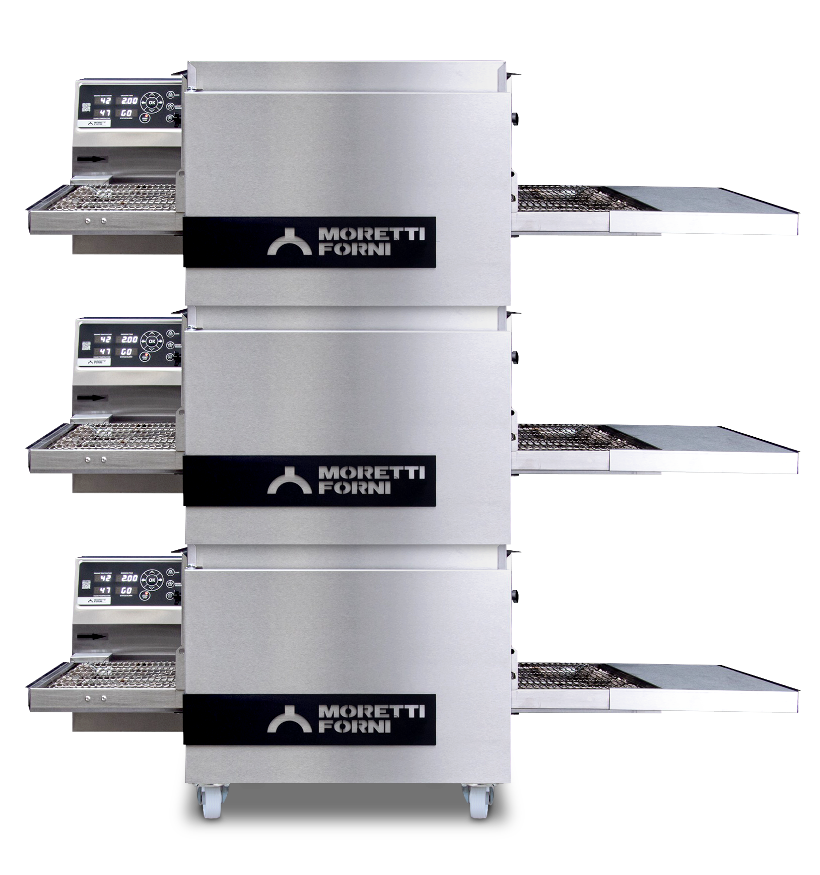 Moretti Forni SerieT Triple Chamber Gas Conveyor Oven w/support - T64G/3 S