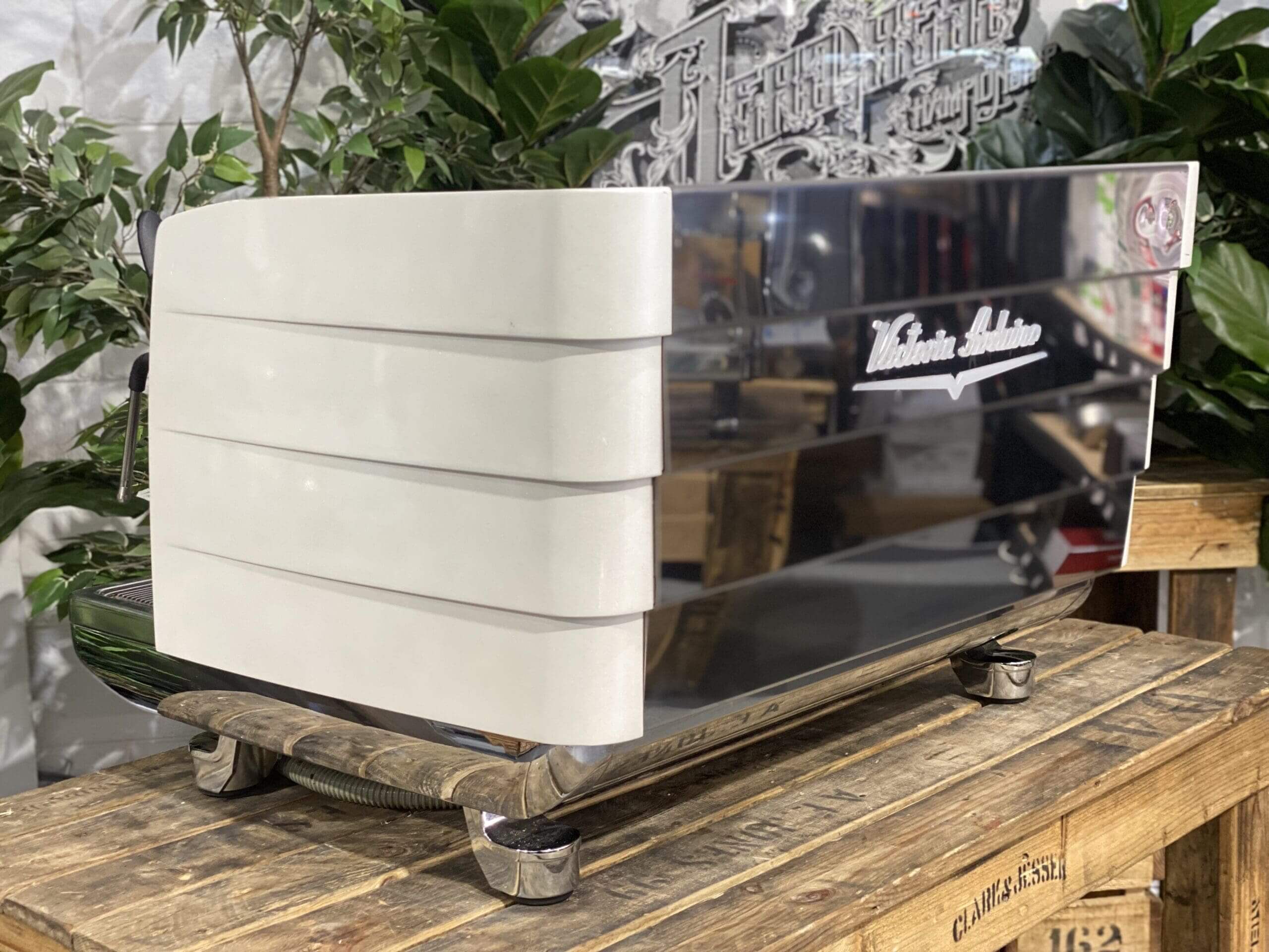 Victoria Arduino White Eagle Stainless Steel - 2 Group Commercial Espresso Machine - White