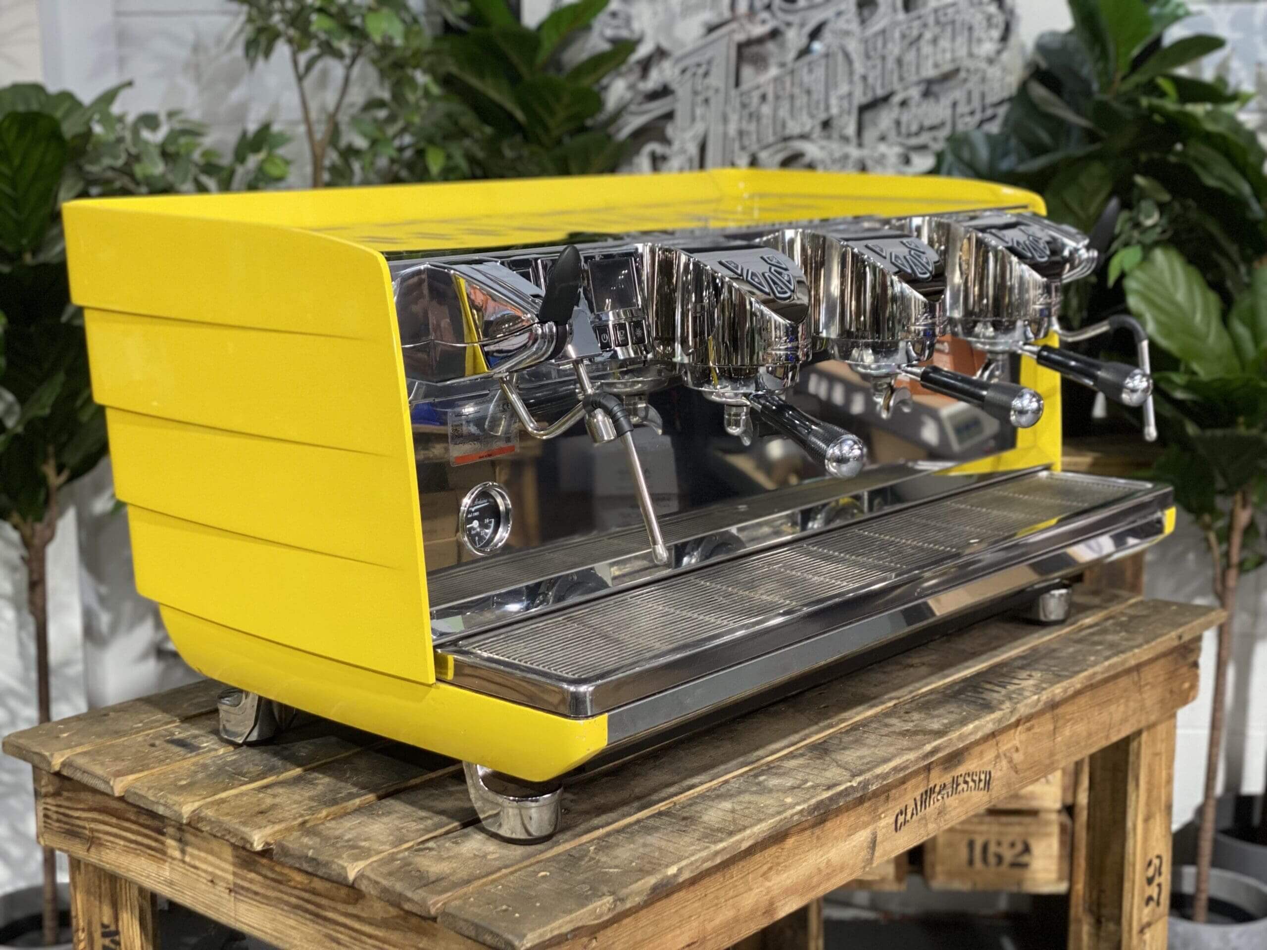 Victoria Arduino White Eagle - 3 Group Commercial Espresso Machine - Yellow