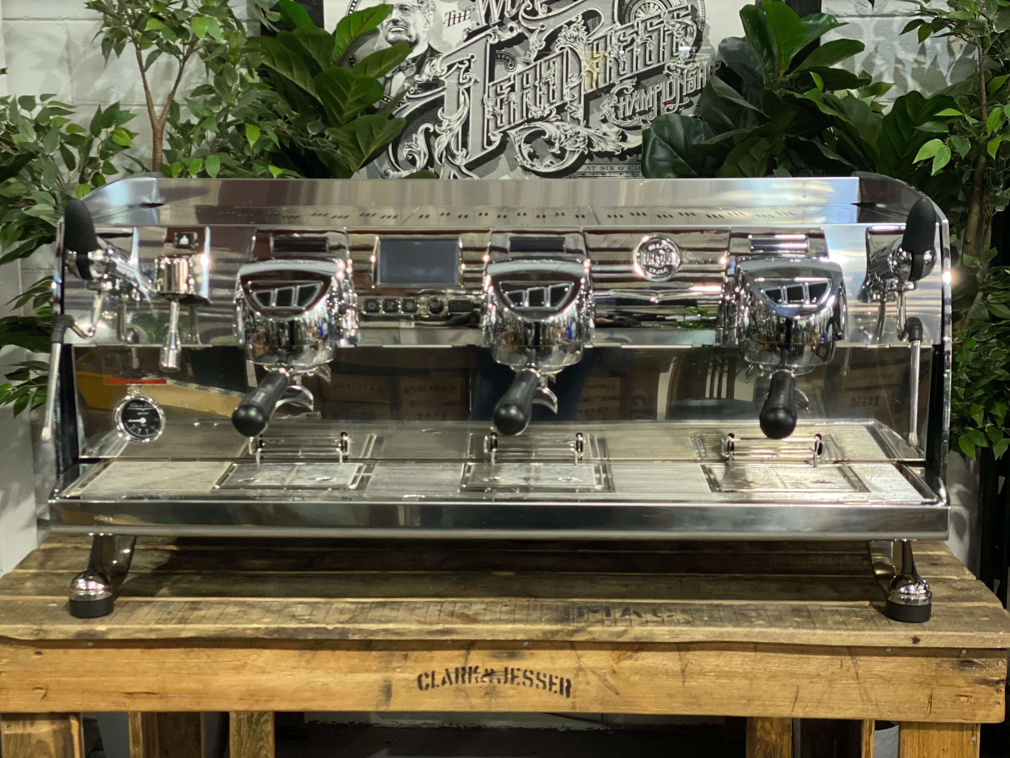 Victoria Arduino Black Eagle Gravimetric - 3 Group Commercial Espresso Machine - Stainless