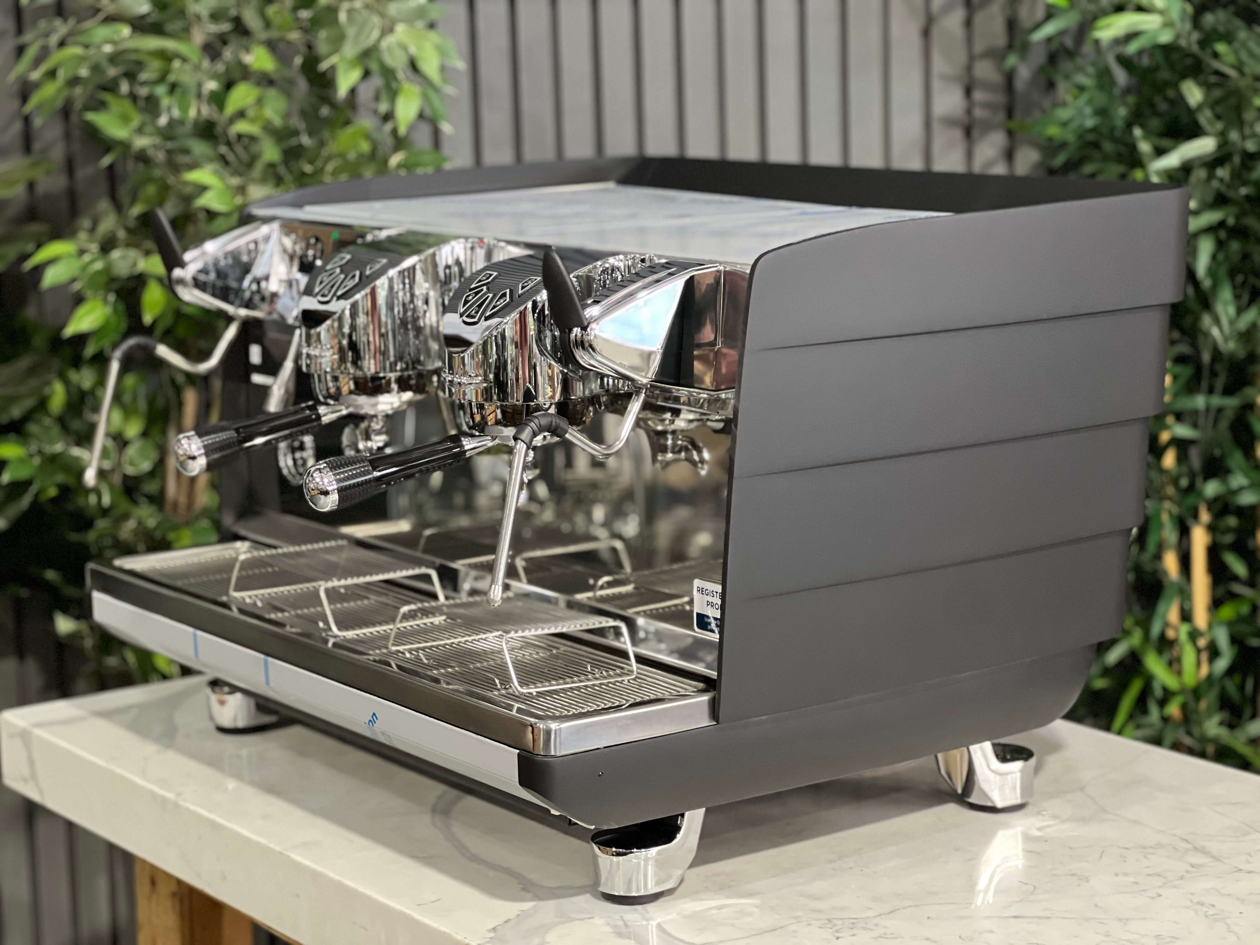 Victoria Arduino White Eagle Digit Black - 2 Group Commercial Espresso Machine - Stainless