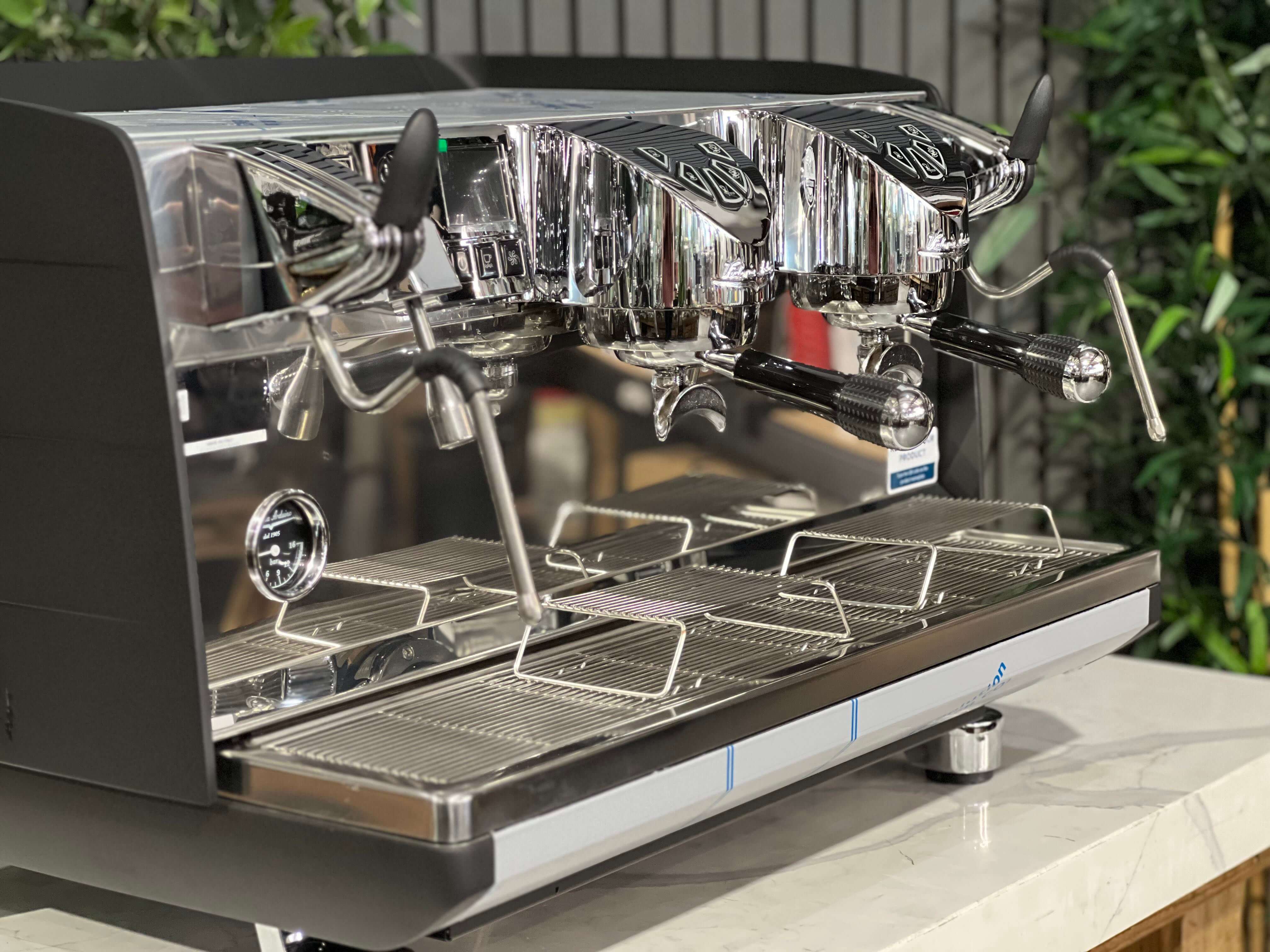Victoria Arduino White Eagle Digit Black - 2 Group Commercial Espresso Machine - Stainless