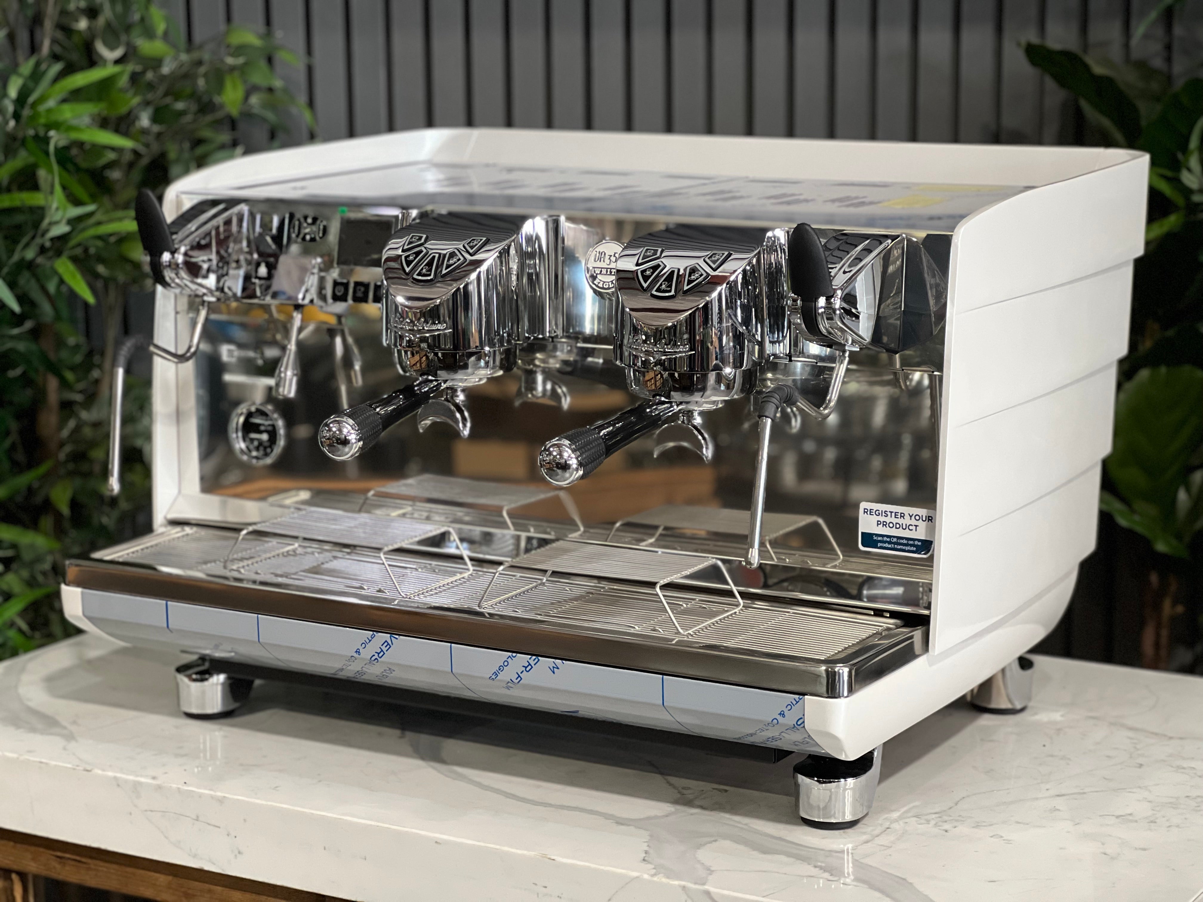 Victoria Arduino White Eagle Digit White - 2 Group Commercial Espresso Machine - Stainless