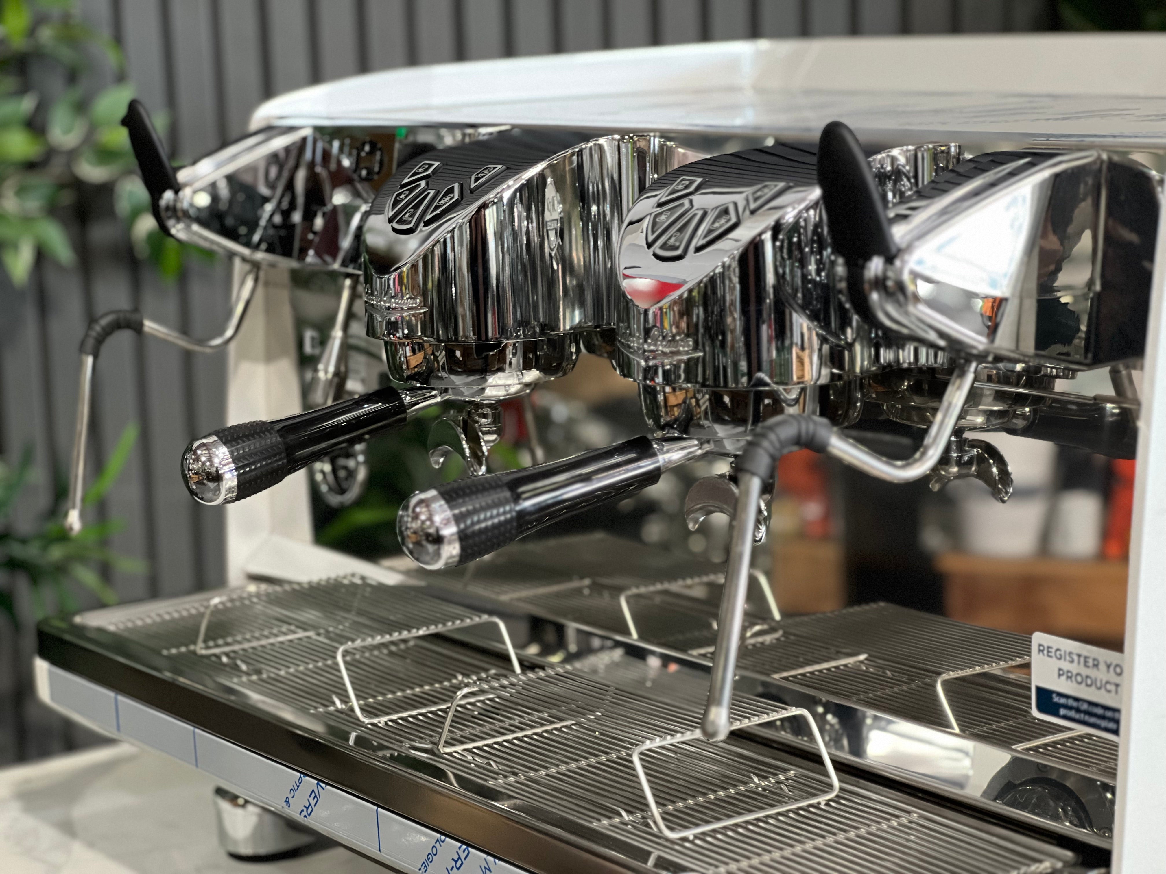 Victoria Arduino White Eagle Digit White - 2 Group Commercial Espresso Machine - Stainless
