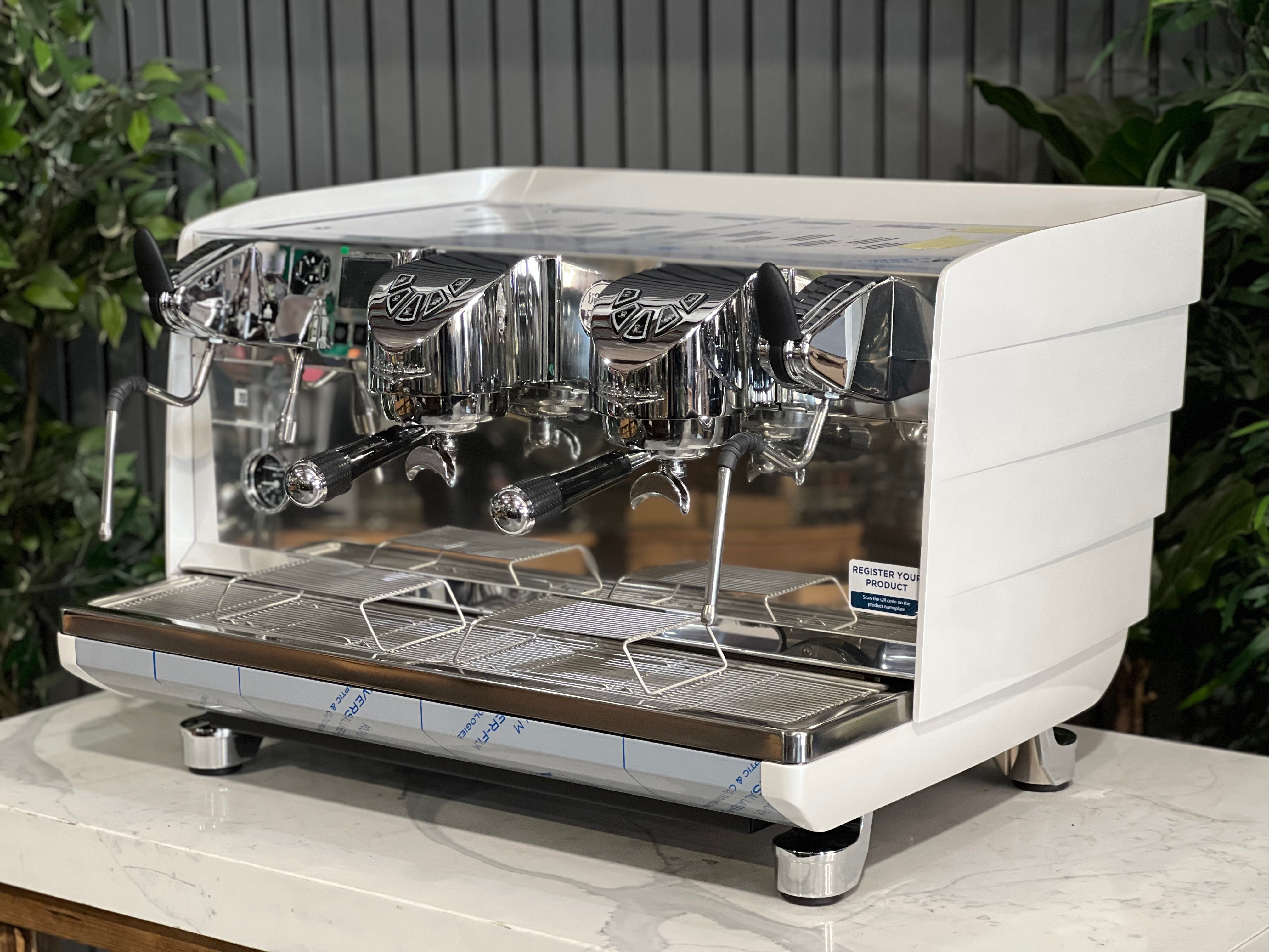 Victoria Arduino White Eagle Digit White - 2 Group Commercial Espresso Machine - Stainless