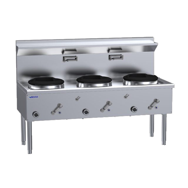 Luus Three Hole Compact Waterless Wok WZ-3C