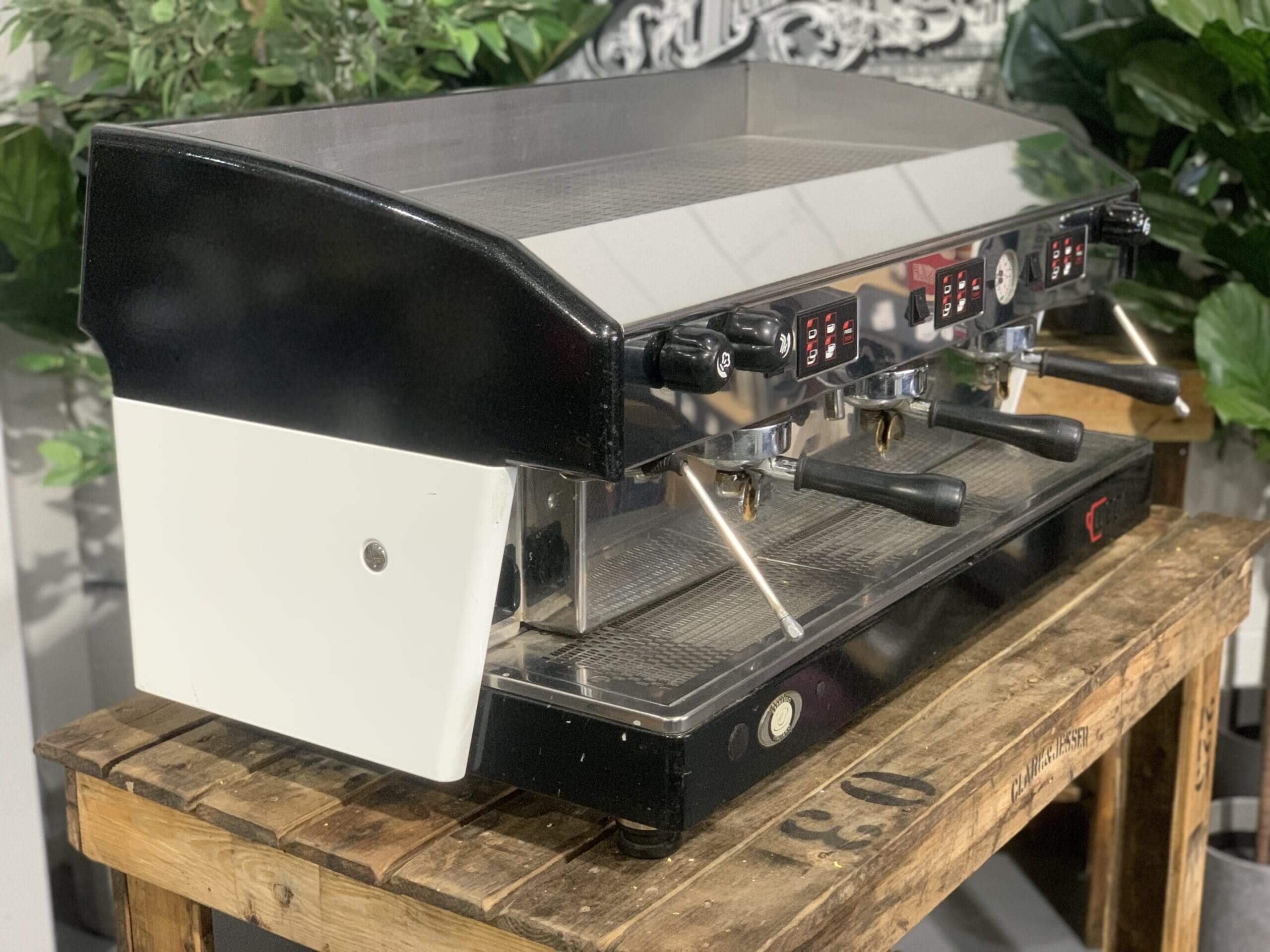 Wega Atlas Black - 3 Group Commercial Espresso Machine - White
