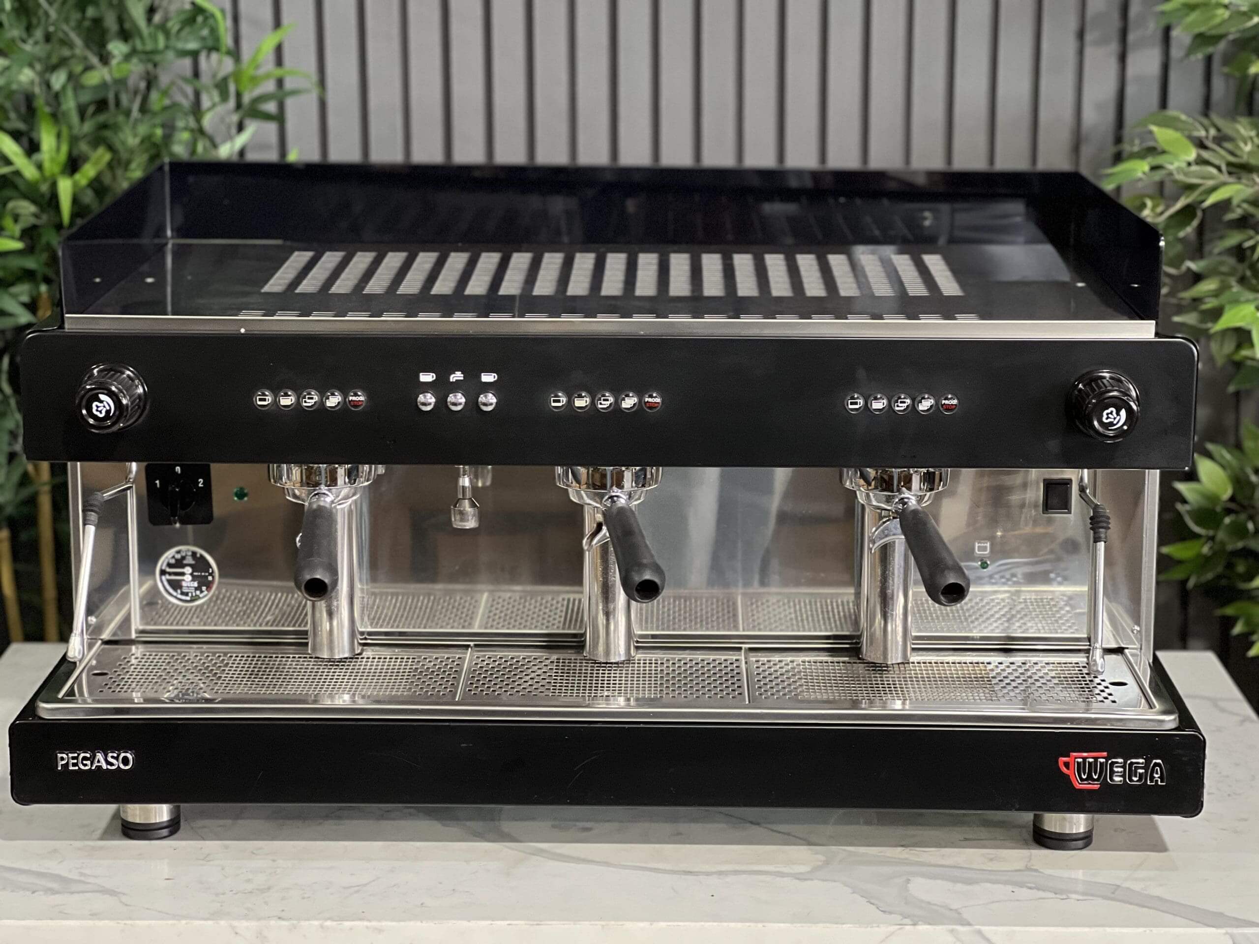 Wega Pegaso EVD - 3 Group Commercial Espresso Machine - Black
