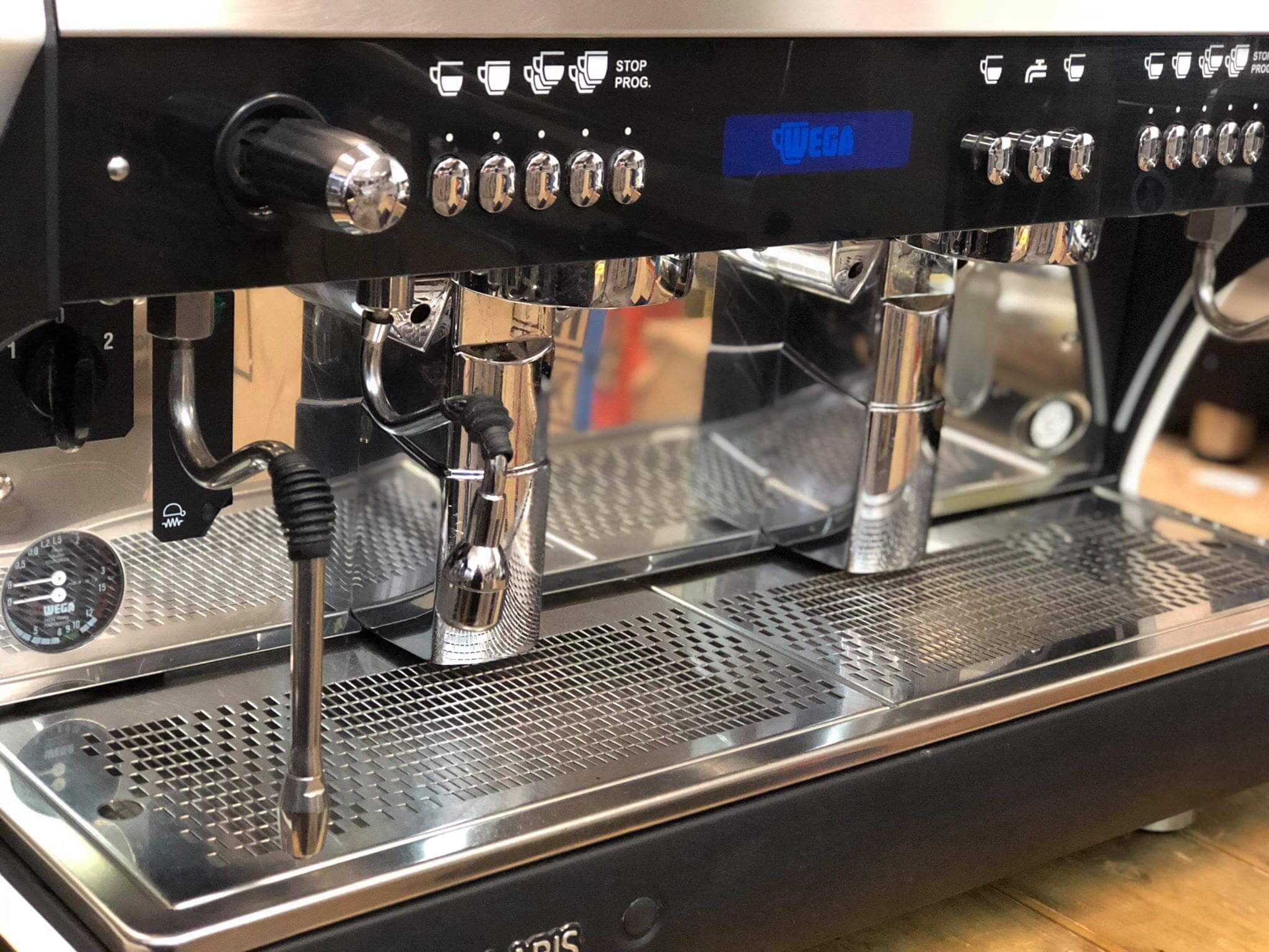 Wega Polaris Tron - 2 Group Commercial Espresso Machine - Black