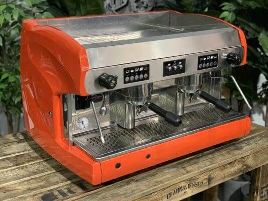 Wega Polaris Burnt - 2 Group Commercial Espresso Machine - Orange