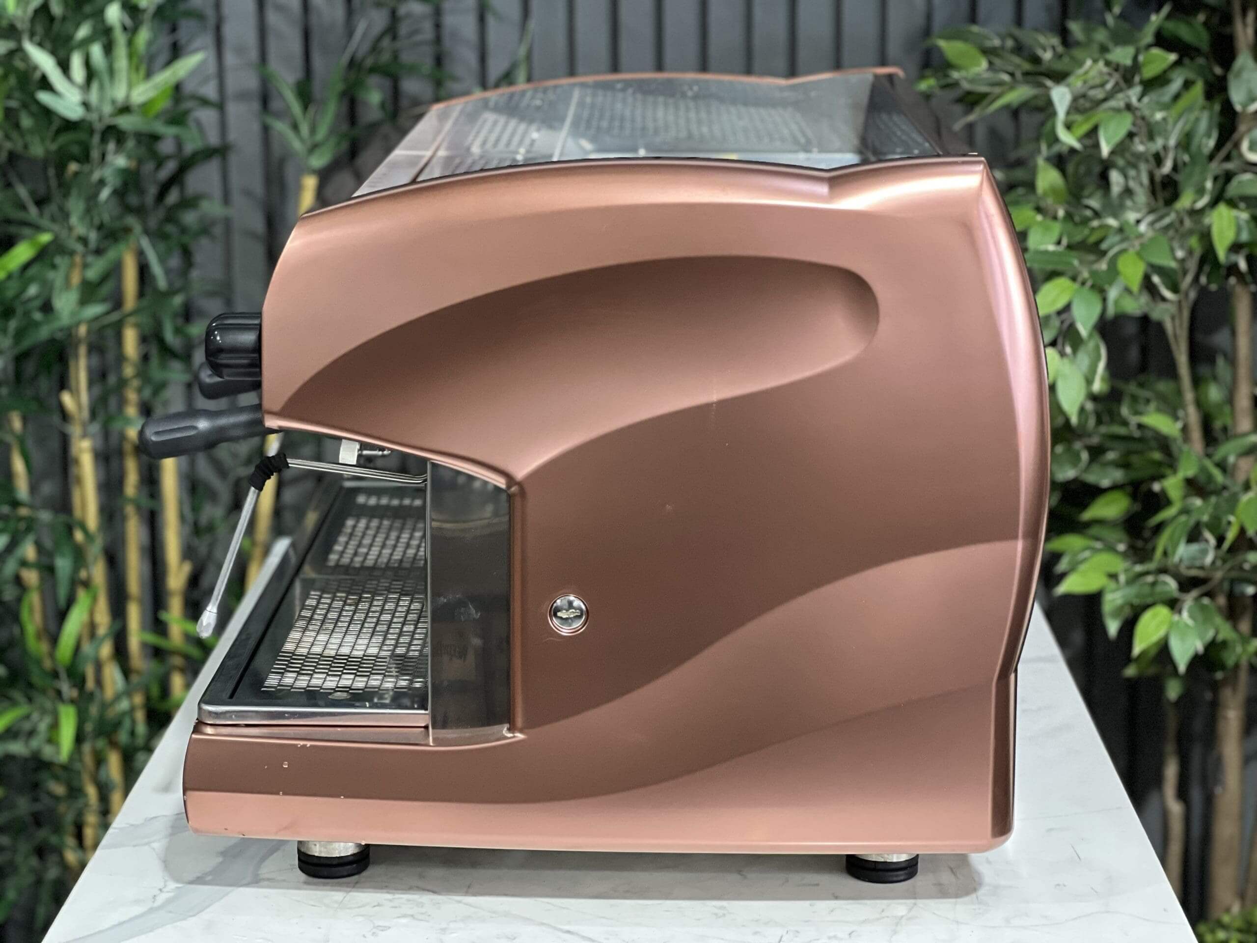 Wega Polaris High Cup Rose Gold - 2 Group Commercial Espresso Machine - Copper