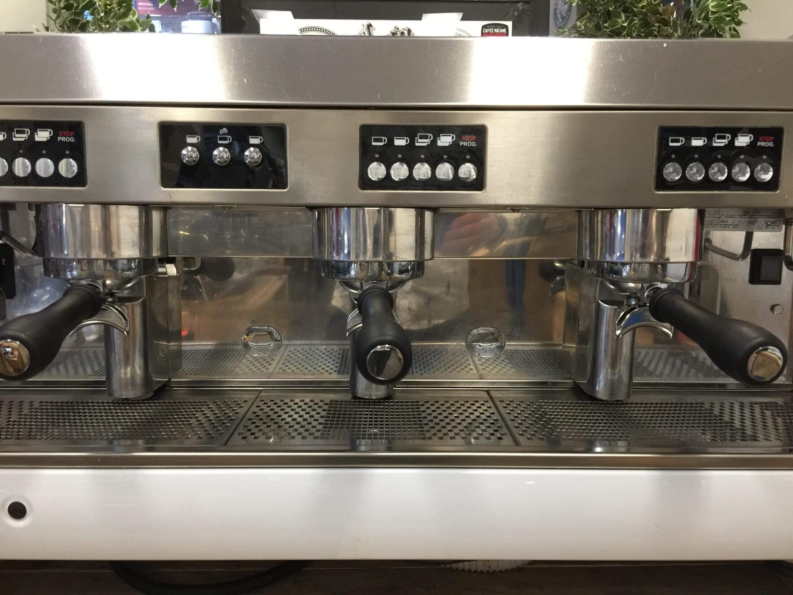 Wega Polaris Low Cup - 3 Group Commercial Espresso Machine - White
