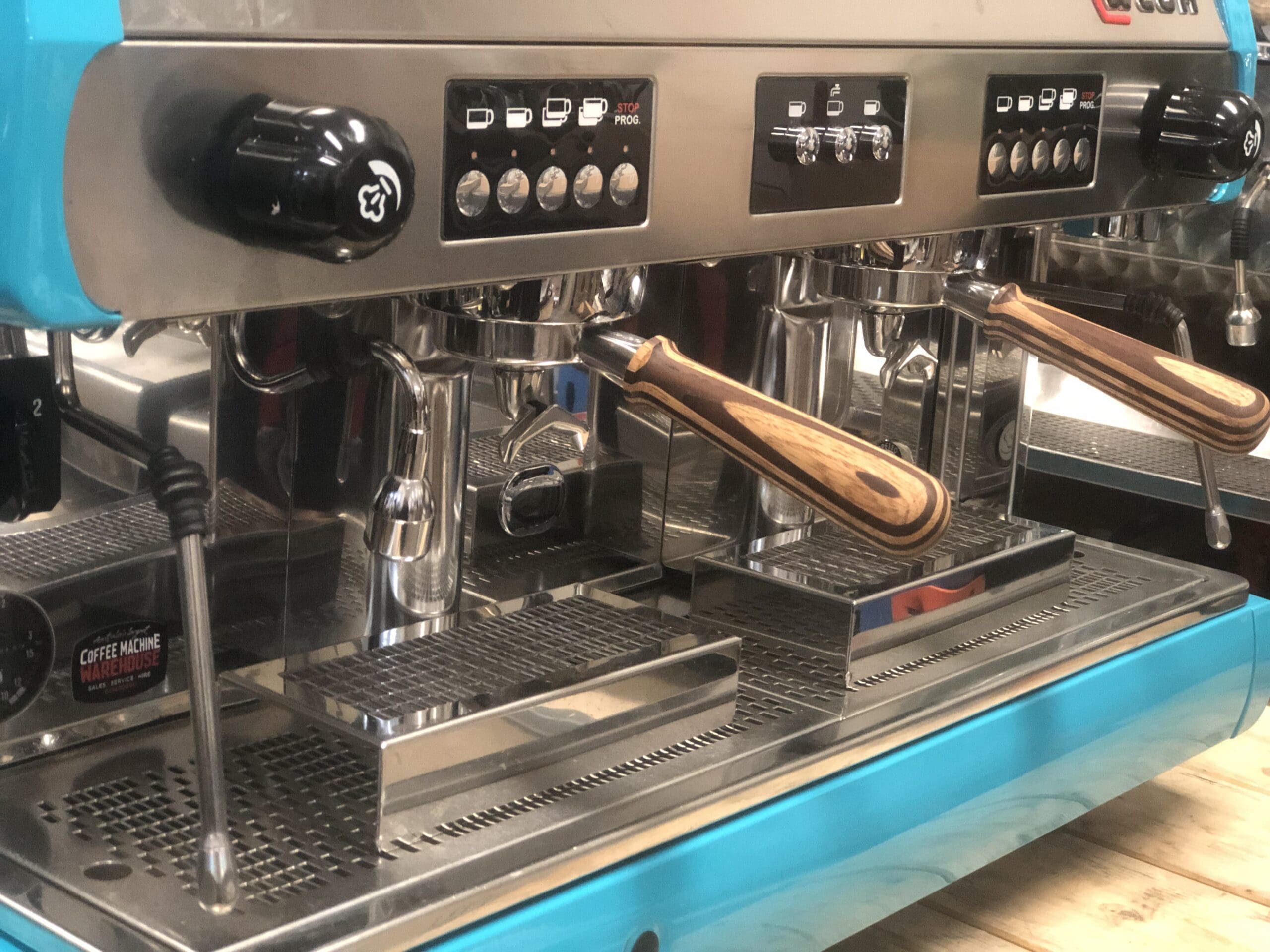 Wega Polaris Timber Handles 2 Group High Cup Blue - 17640