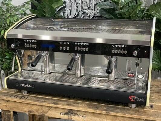 Wega Polaris Tron - 3 Group Commercial Espresso Machine - Black