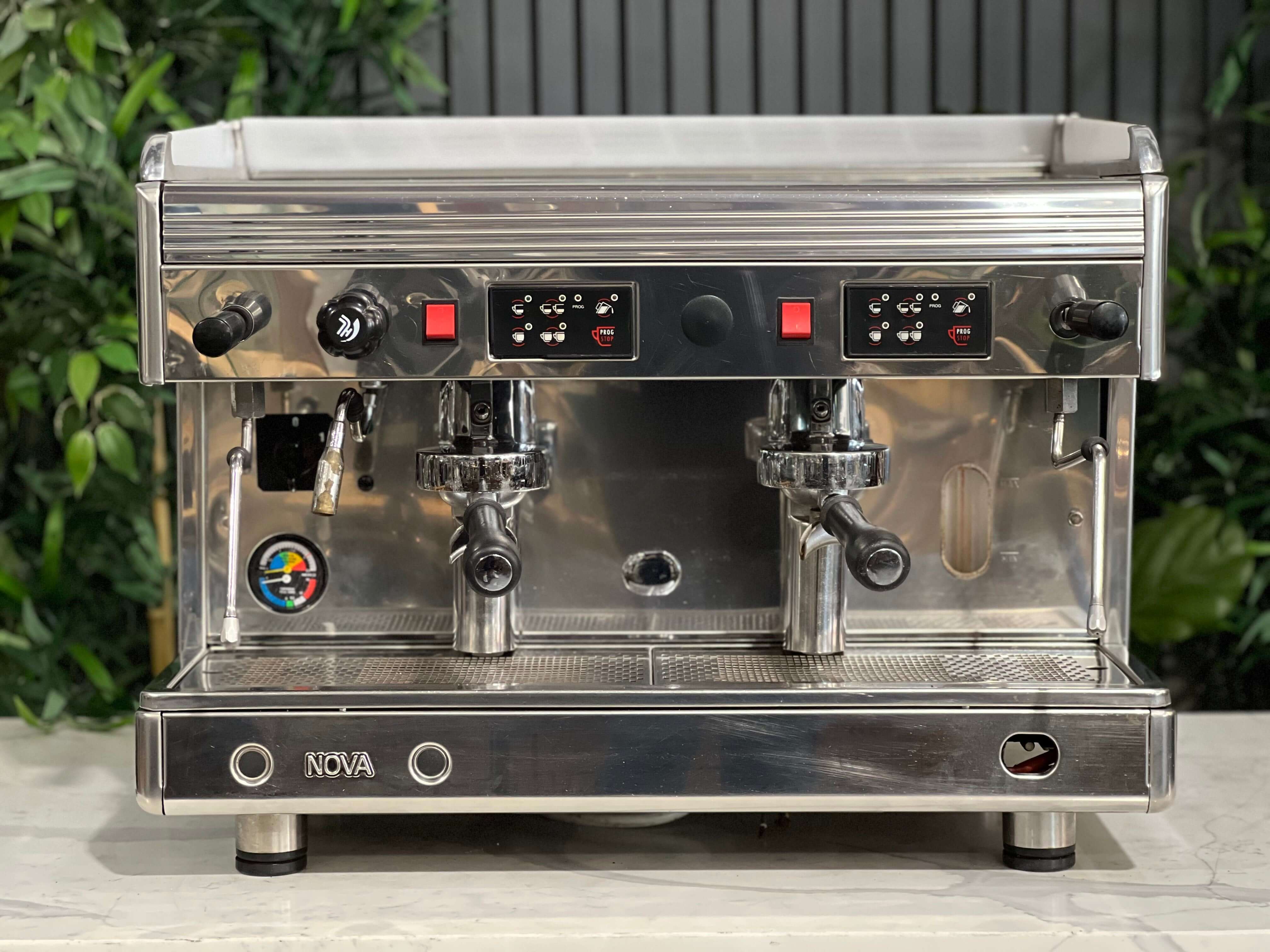 Wega Nova - 2 Group Commercial Espresso Machine - Stainless Steel