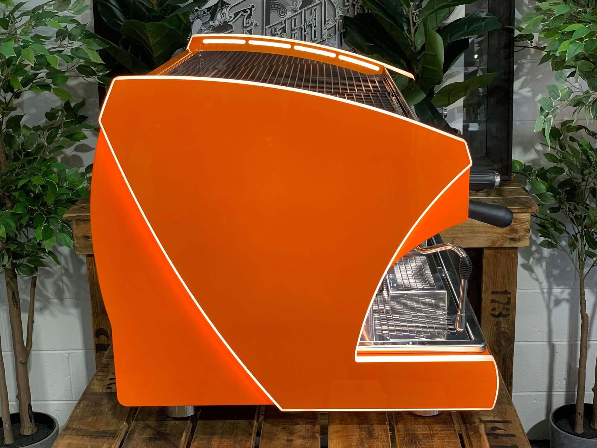 Wega Polaris Tron - 2 Group Commercial Espresso Machine - Orange