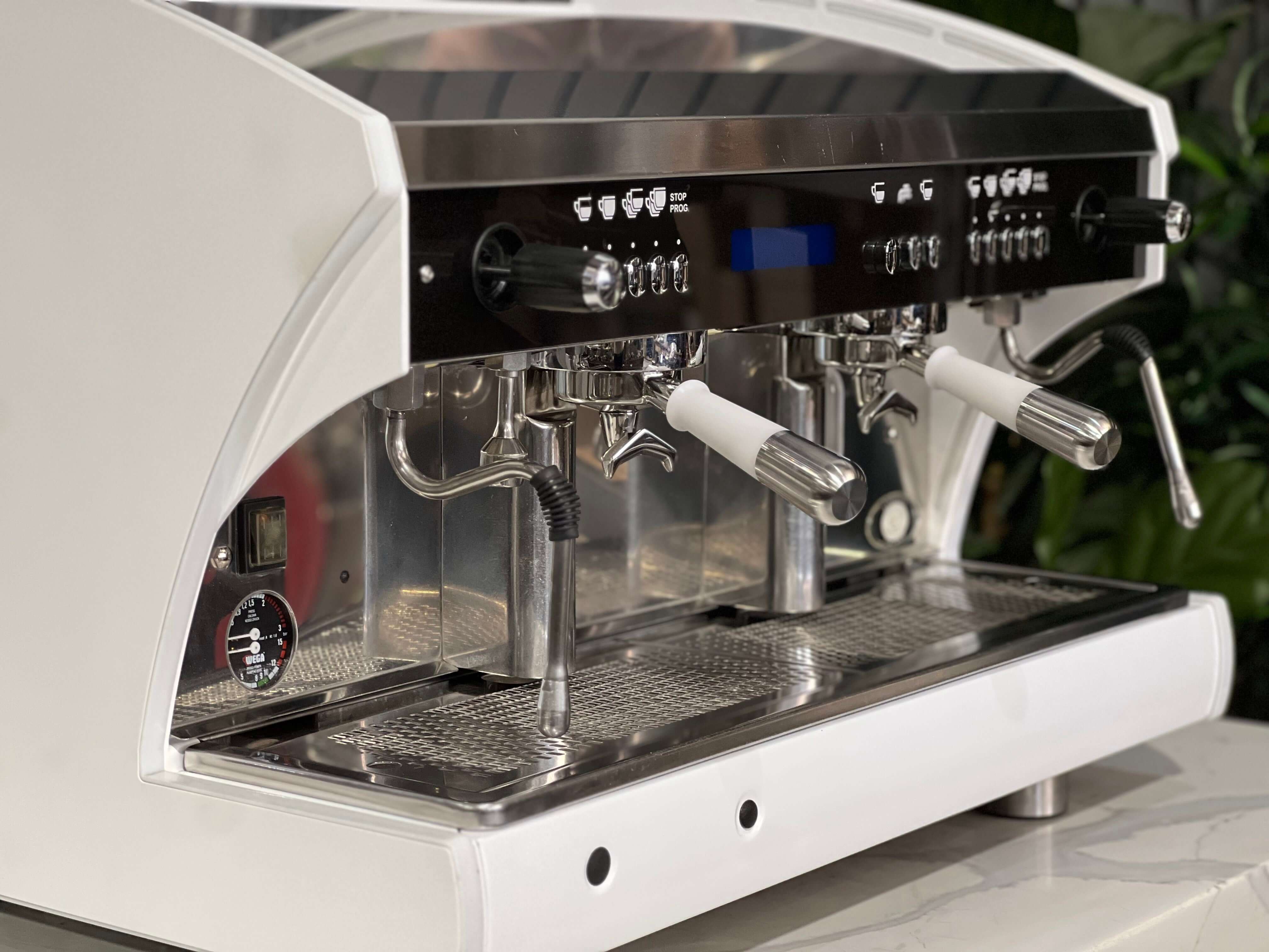 Wega Polaris Tron - 2 Group Commercial Espresso Machine - White
